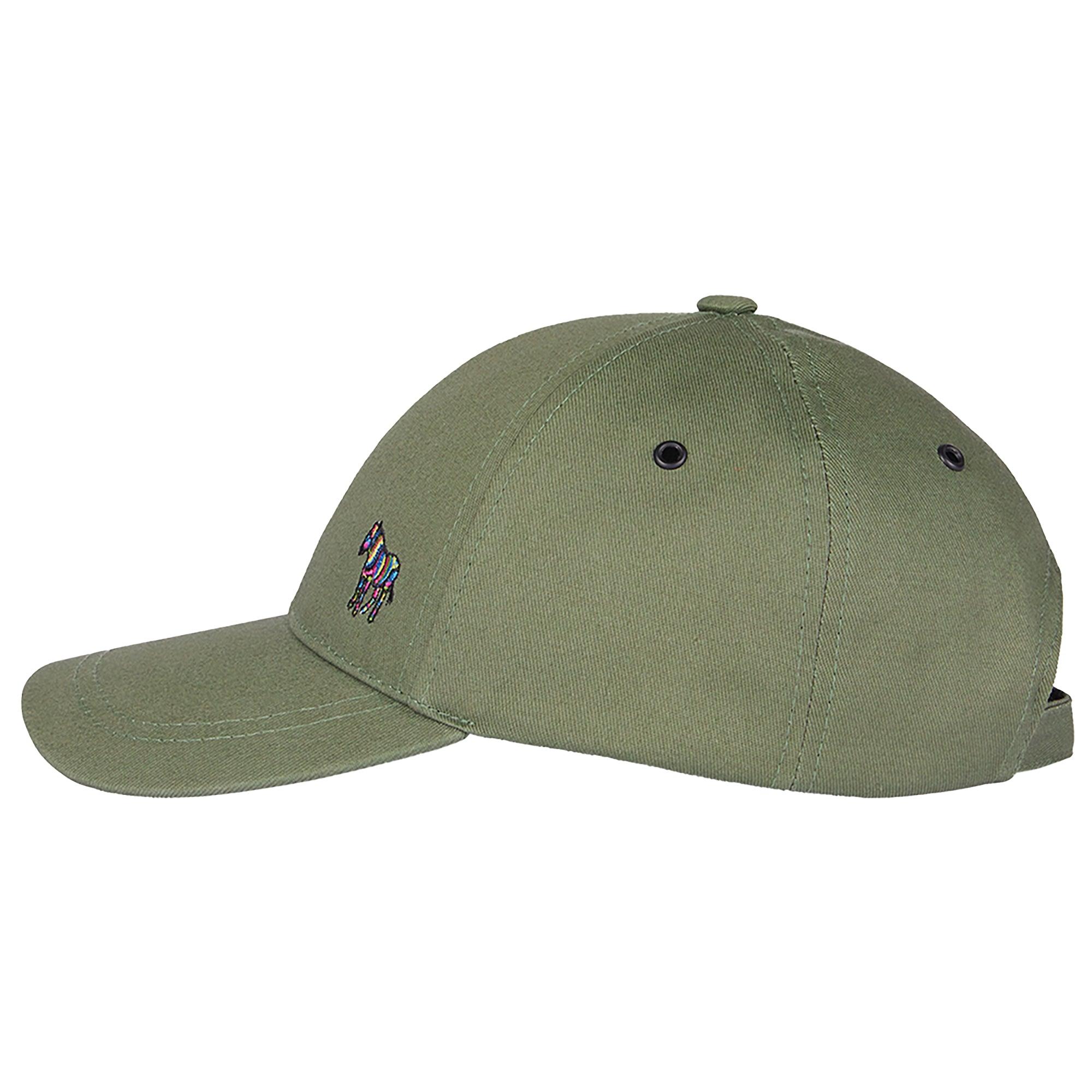 Product image 1 of 4 of Paul Smith Men's Zebra Logo Baseball Cap - Dark Green