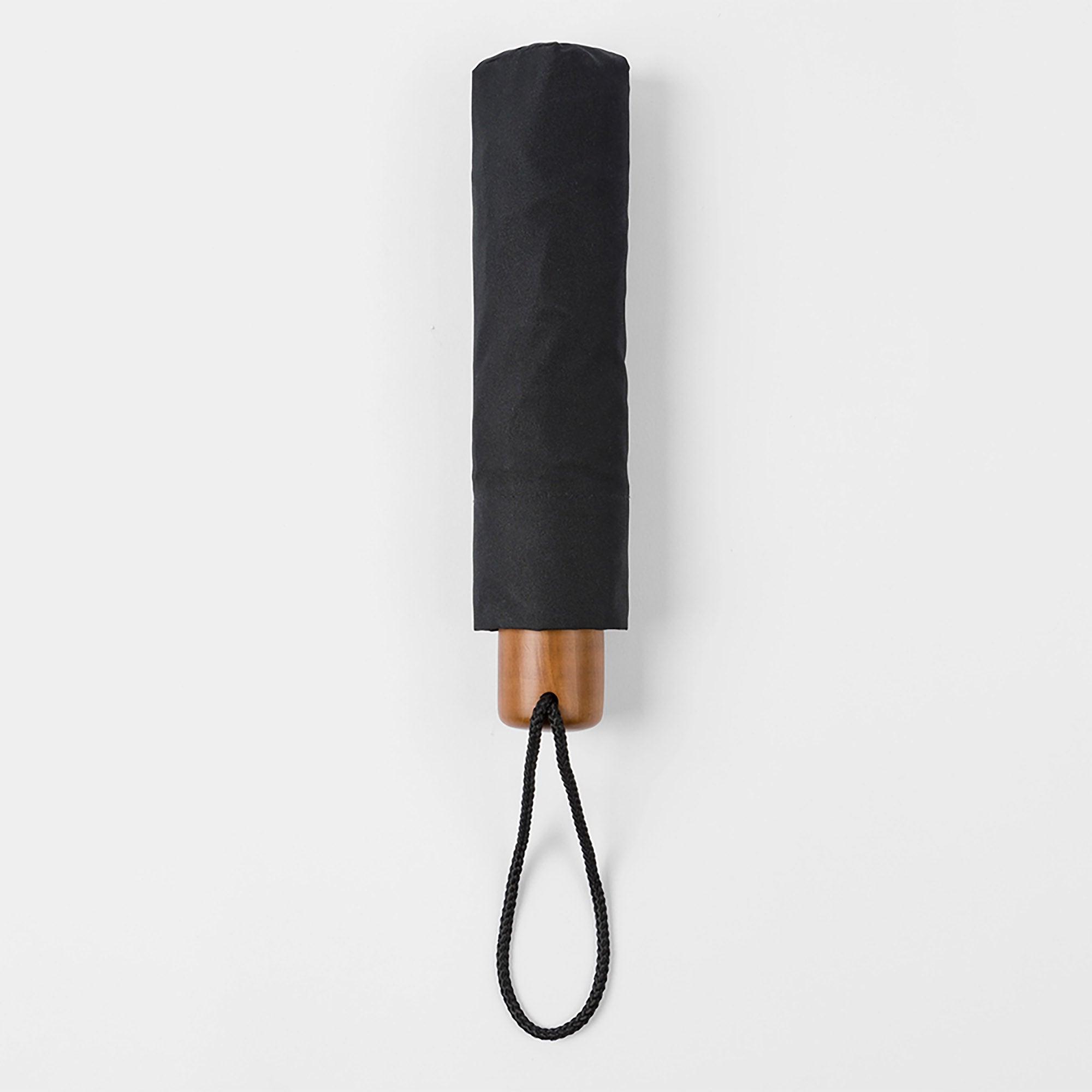 Product image 3 of 5 of Paul Smith Men's Signature Stripe Trim Telescopic Umbrella - Black
