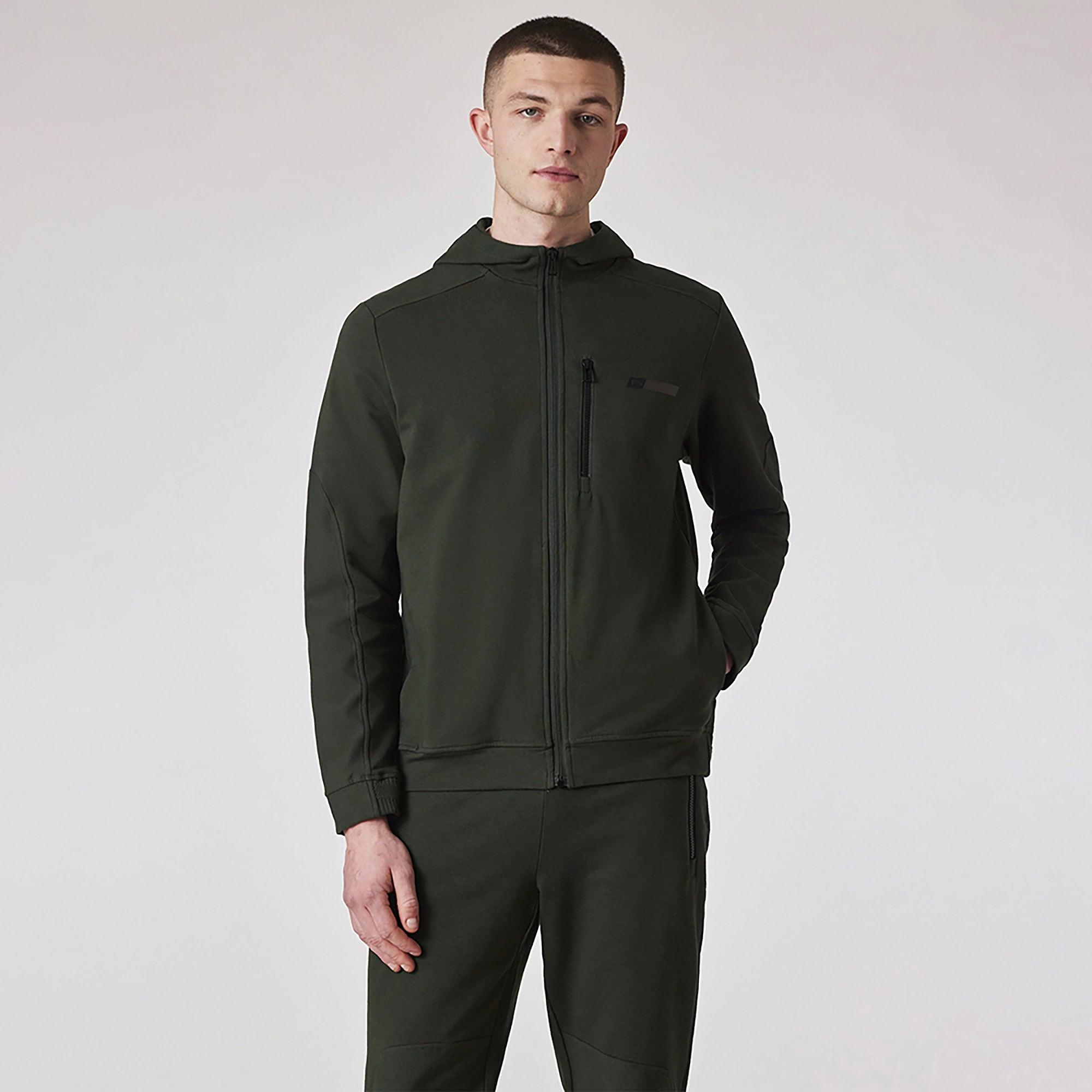 Product image 2 of 7 of Paul Smith Men's Stretch-Cotton Zip Hoodie - Green