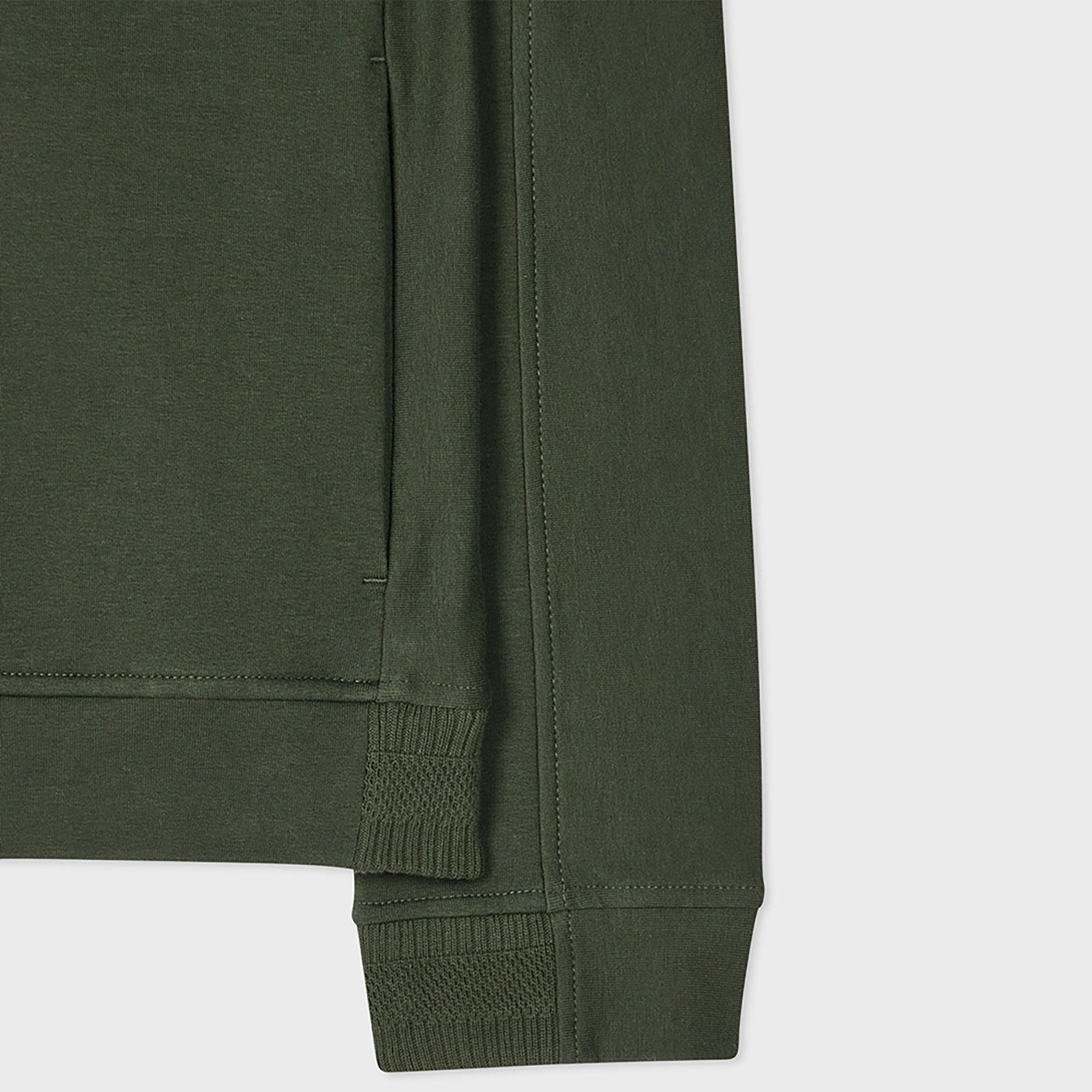 Product image 5 of 7 of Paul Smith Men's Stretch-Cotton Zip Hoodie - Green