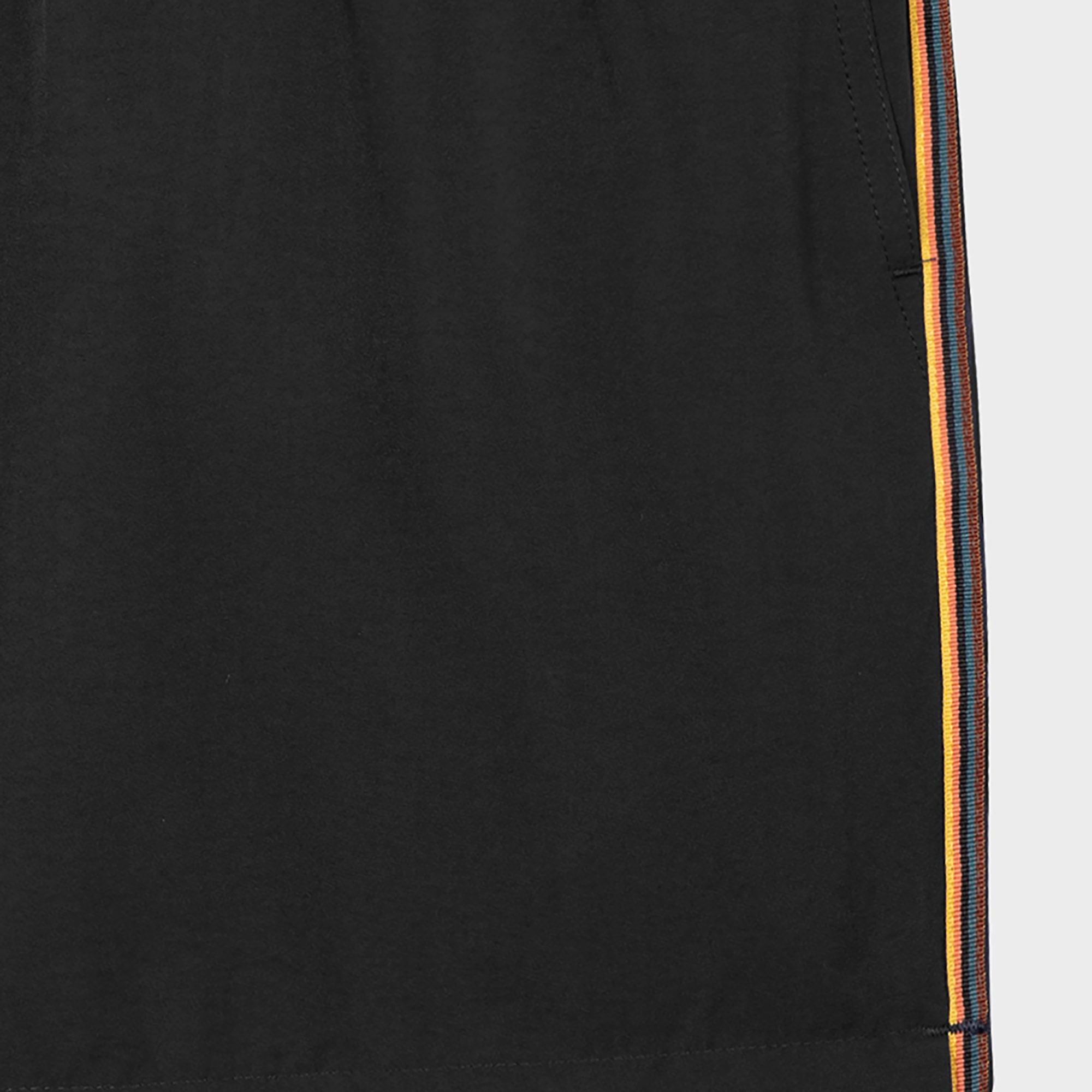 Product image 6 of 6 of Paul Smith Men's Swim Shorts With 'Artist Stripe' Trim - Black