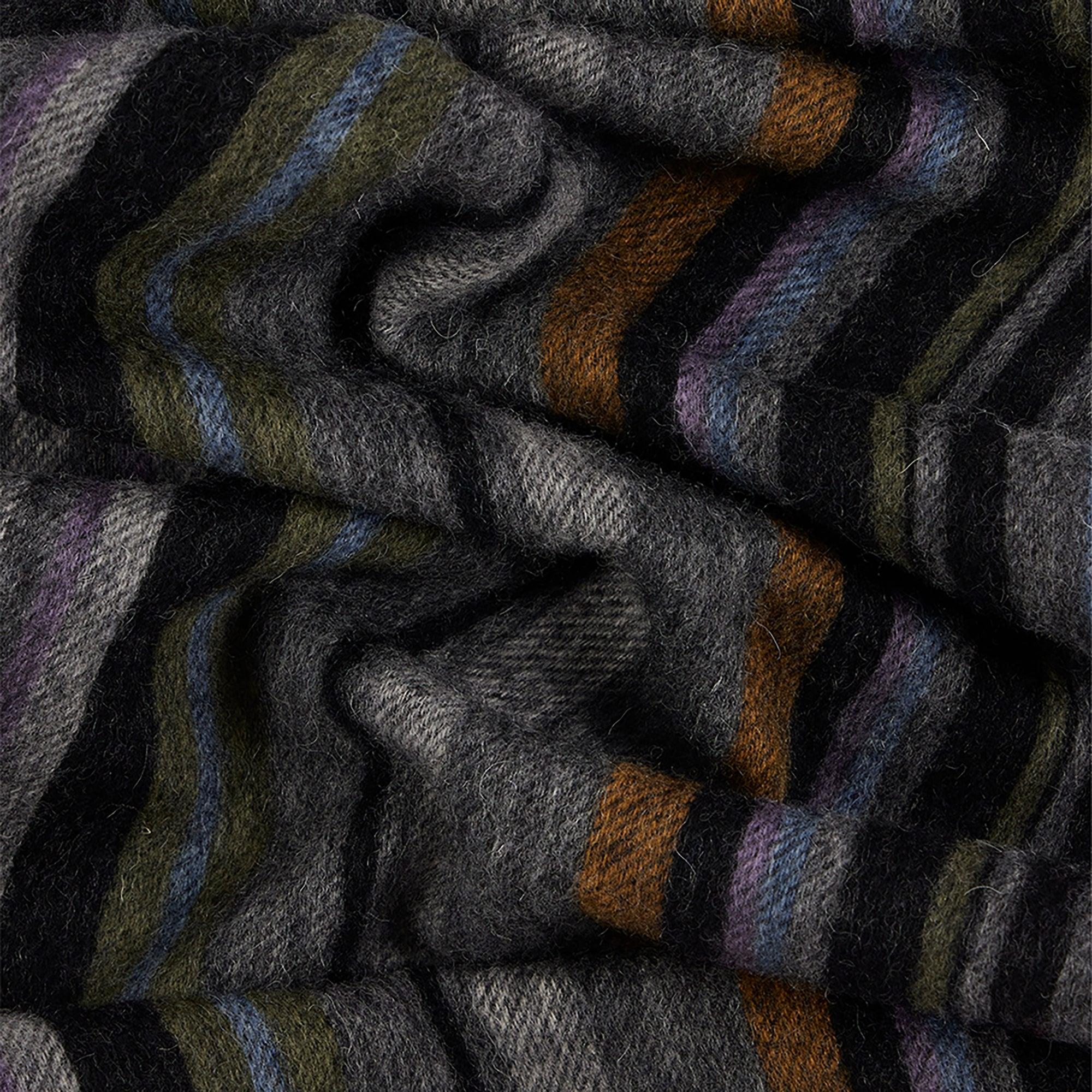 Product image 4 of 5 of Paul Smith Men's Trent Stripe Scarf - Grey