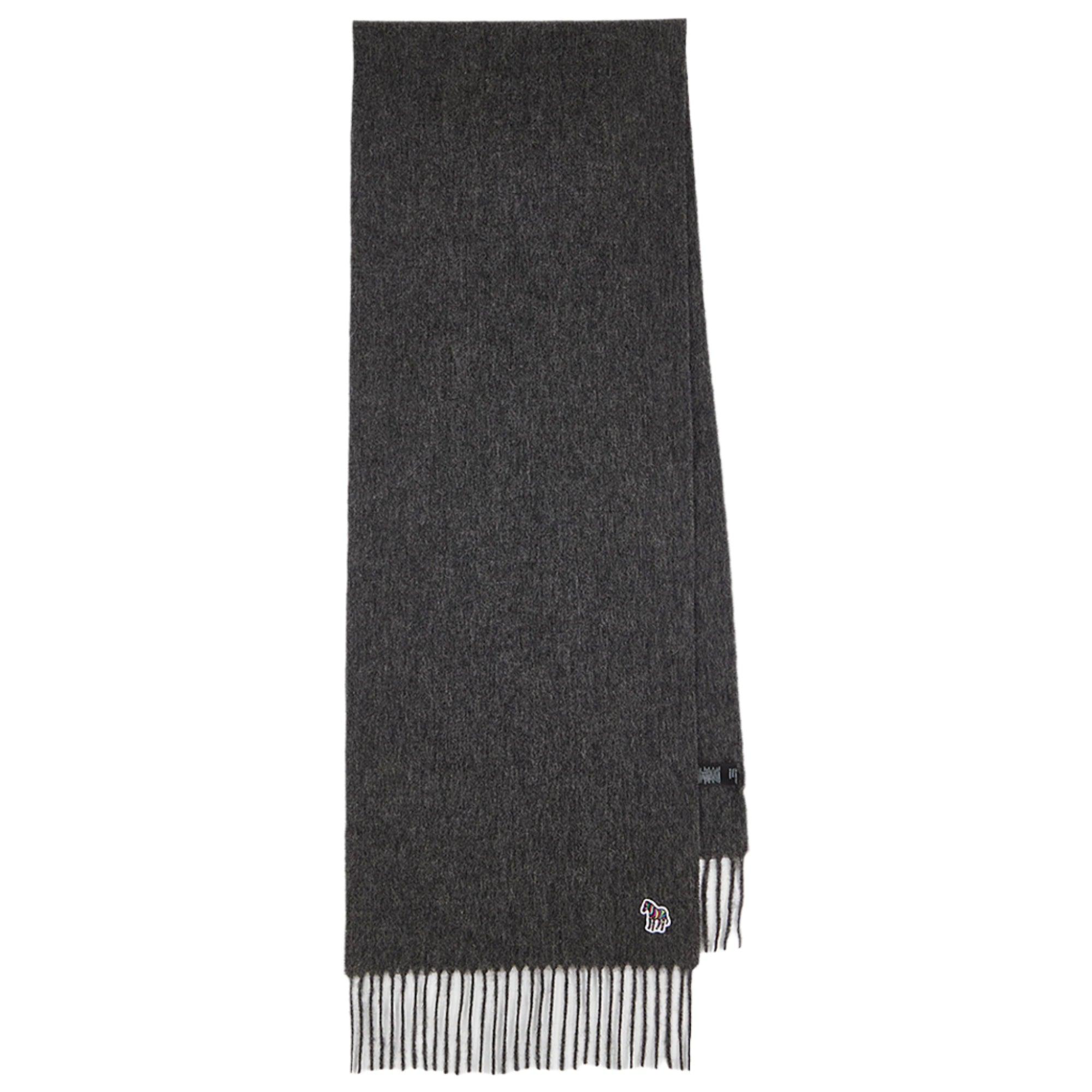 Product image 1 of 5 of Paul Smith Men's Zebra Lambswool Scarf - Grey