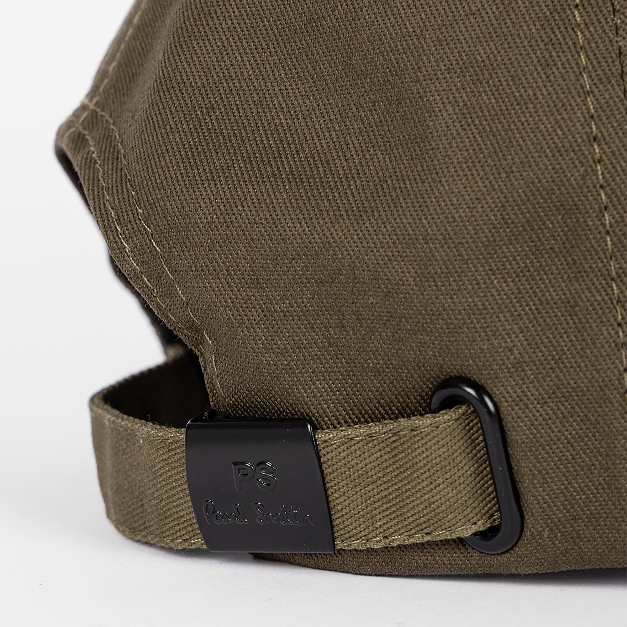 Product image 3 of 4 of Paul Smith Men's Cotton Zebra Logo Baseball Cap - Khaki Green