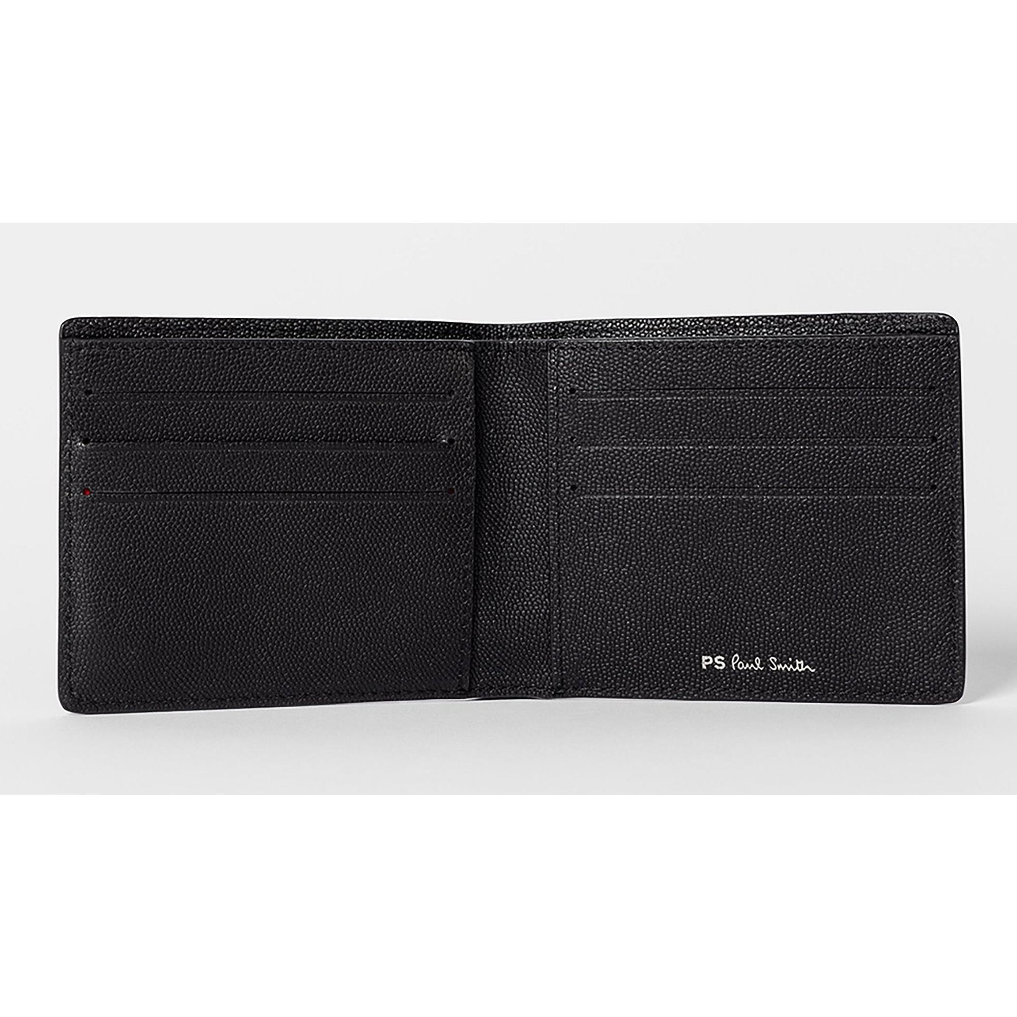 Product image 2 of 4 of Paul Smith Men's Zebra Logo Leather Billfold Wallet - Black