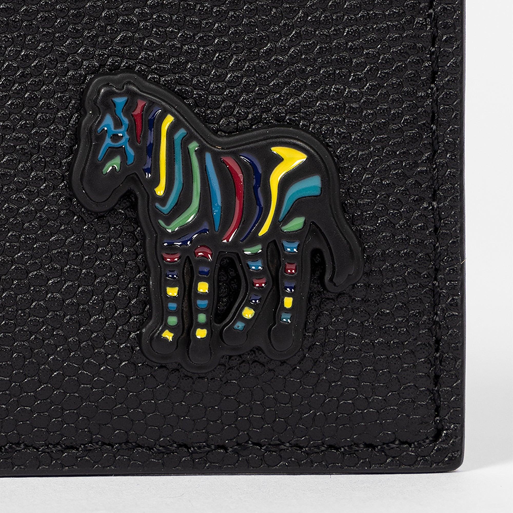 Product image 3 of 4 of Paul Smith Men's Zebra Logo Leather Card Holder - Black