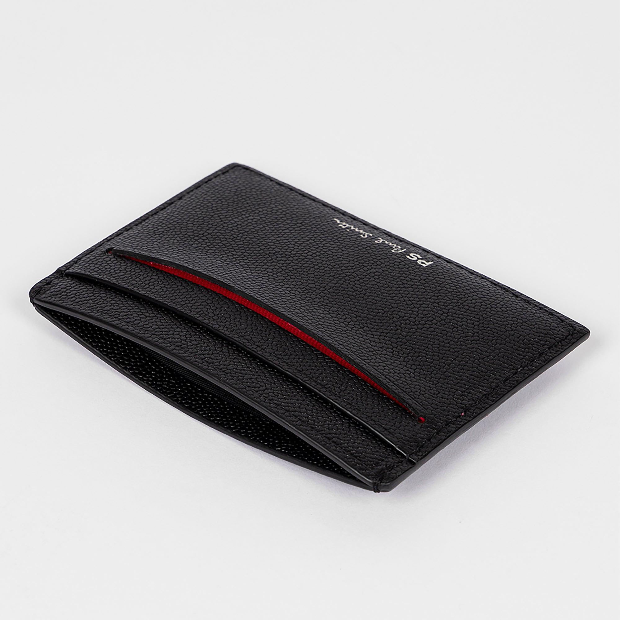 Product image 4 of 4 of Paul Smith Men's Zebra Logo Leather Card Holder - Black
