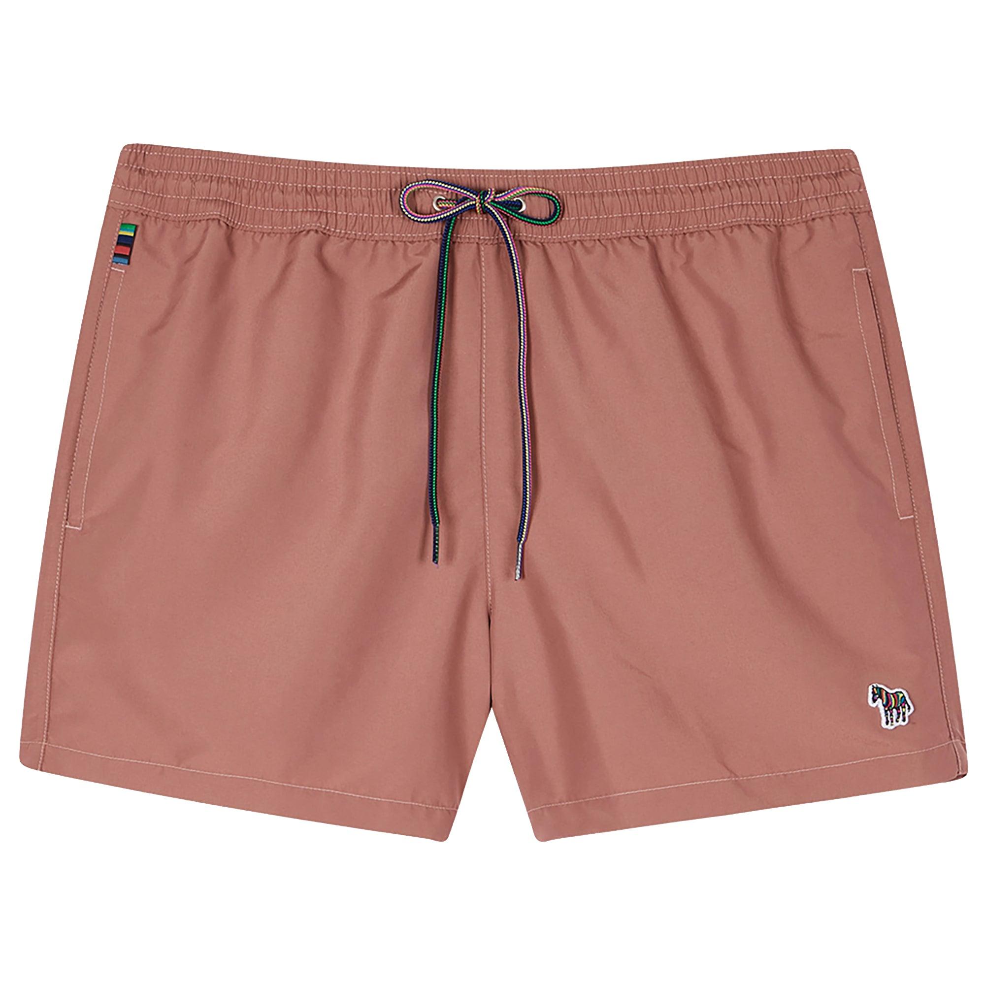 Product image 1 of 2 of Paul Smith Men's Zebra Logo Swim Shorts - Pink / Mauve