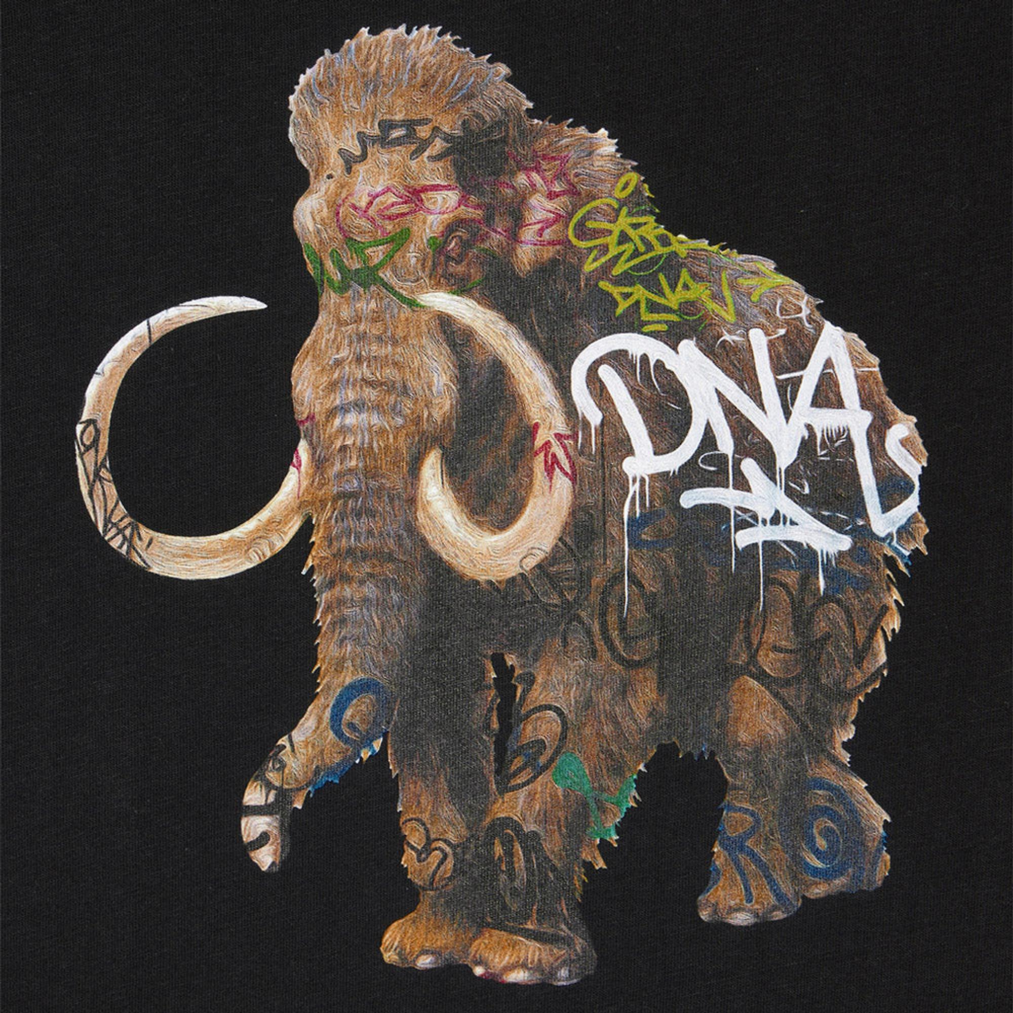 Product image 2 of 2 of Paul Smith Men's 'Graffiti Mammoth' Print T-Shirt - Black