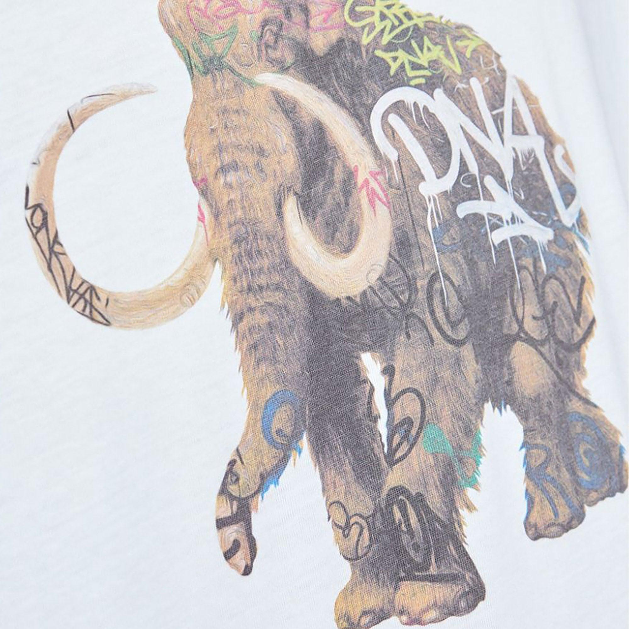 Product image 2 of 2 of Paul Smith Men's 'Graffiti Mammoth' Print T-Shirt - White