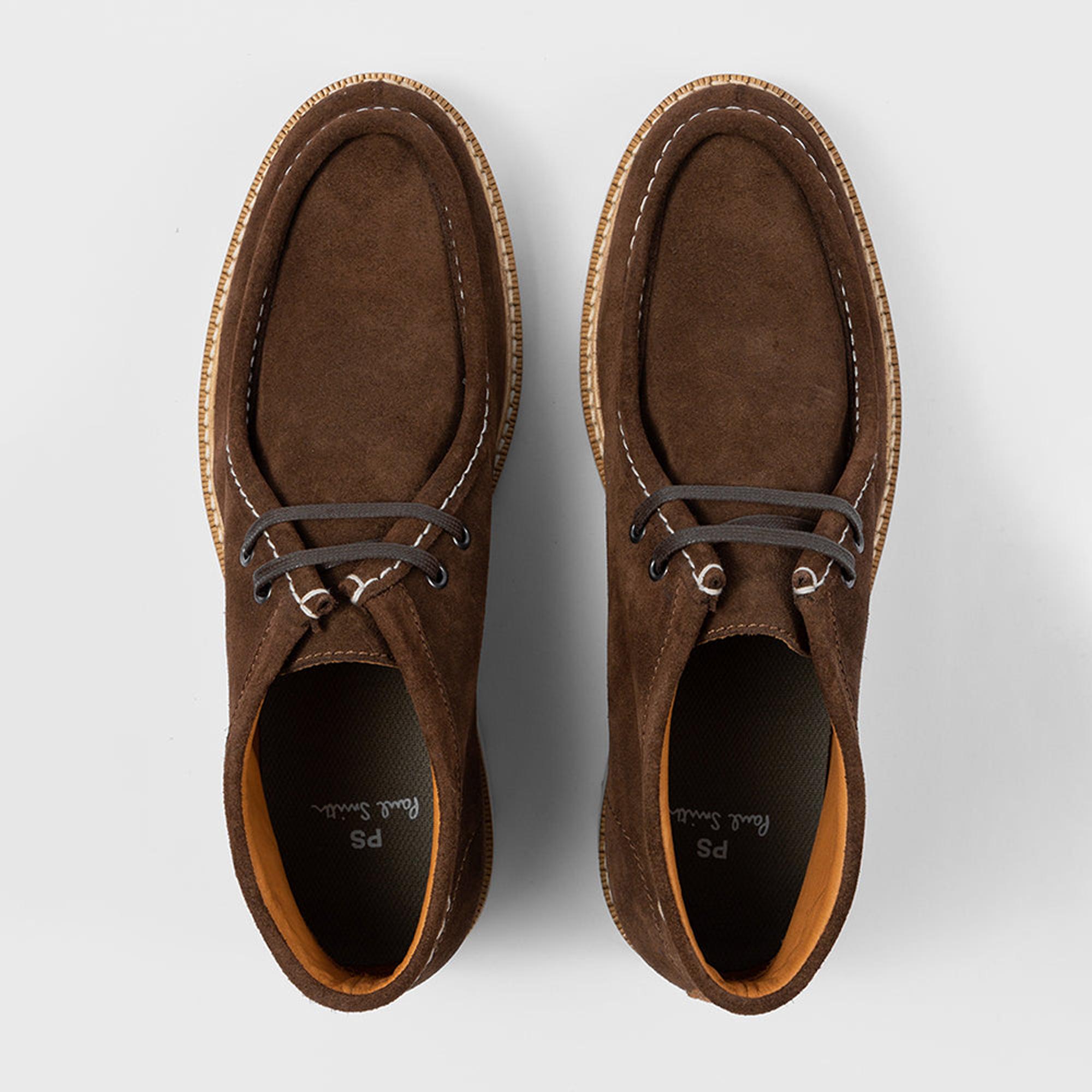Product image 4 of 5 of Paul Smith Men's Tobruk Suede Boots - Chocolate Brown