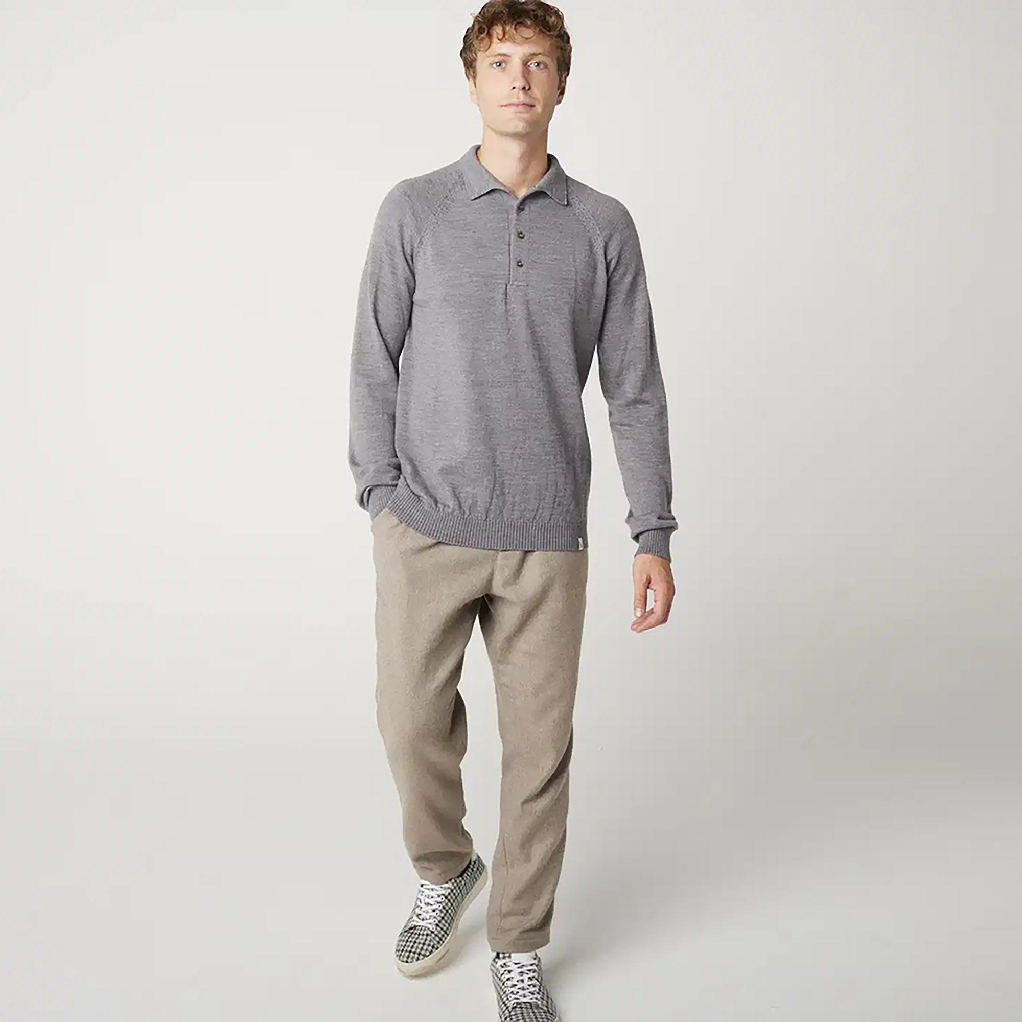 Product image 3 of 5 of Peregrine Men's Beauford Made In England Polo Shirt - Nimbus