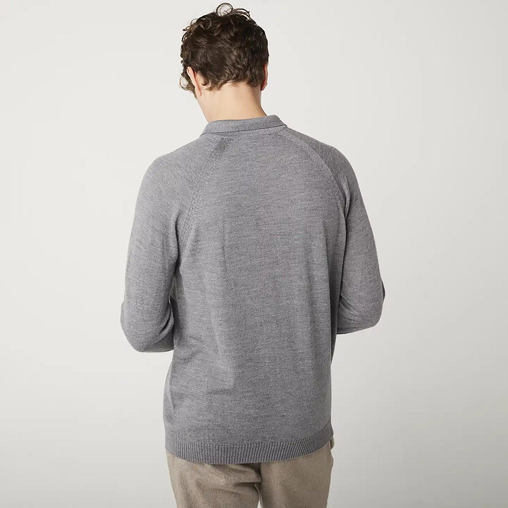 Product image 4 of 5 of Peregrine Men's Beauford Made In England Polo Shirt - Nimbus