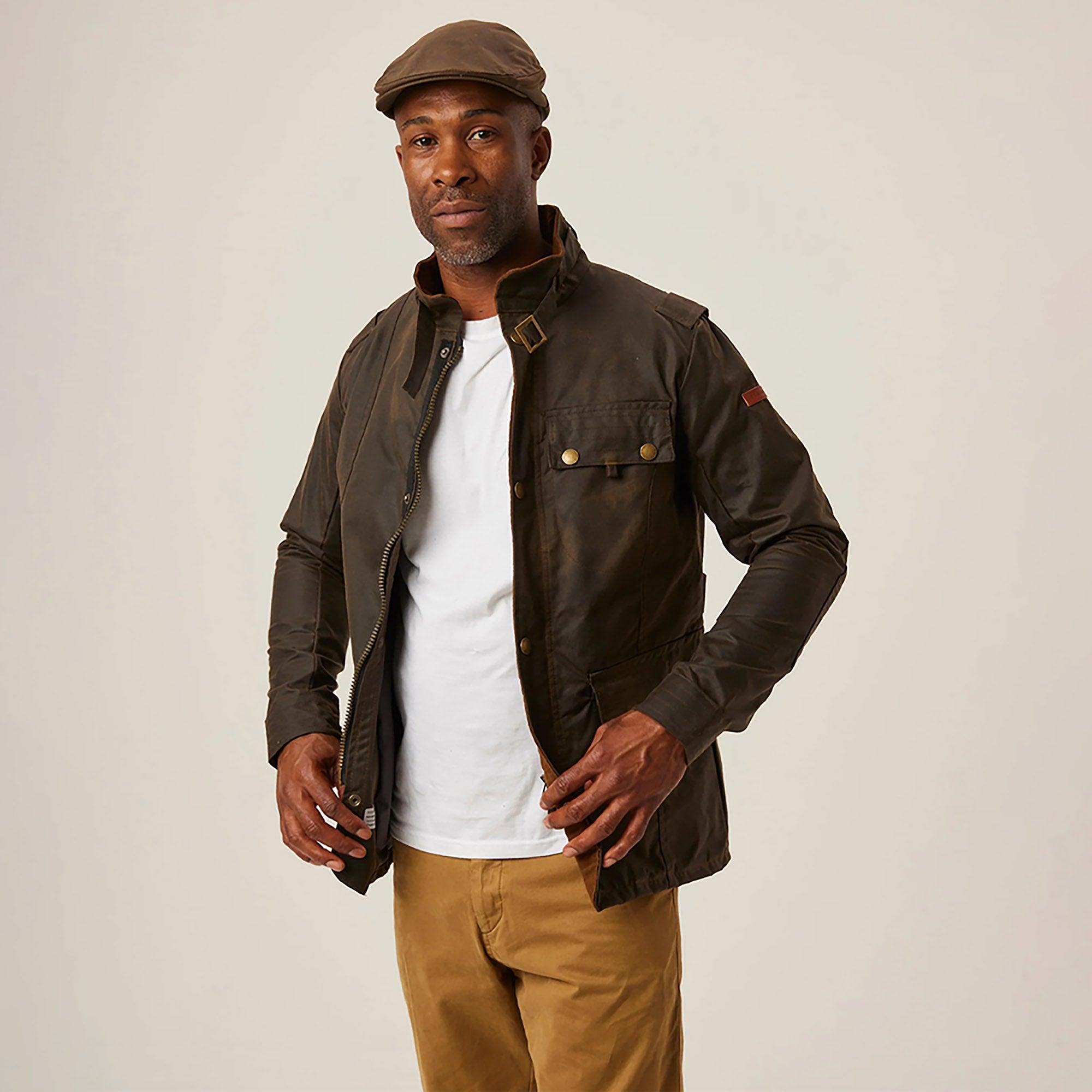 Product image 2 of 6 of Peregrine Men’s Bexley Waxed Jacket – Brown