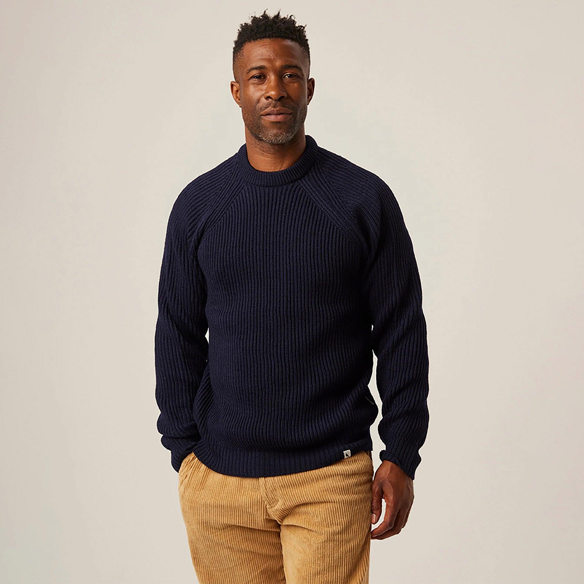 Product image 2 of 7 of Peregrine Men's Ford Made In England Crew Jumper - Navy