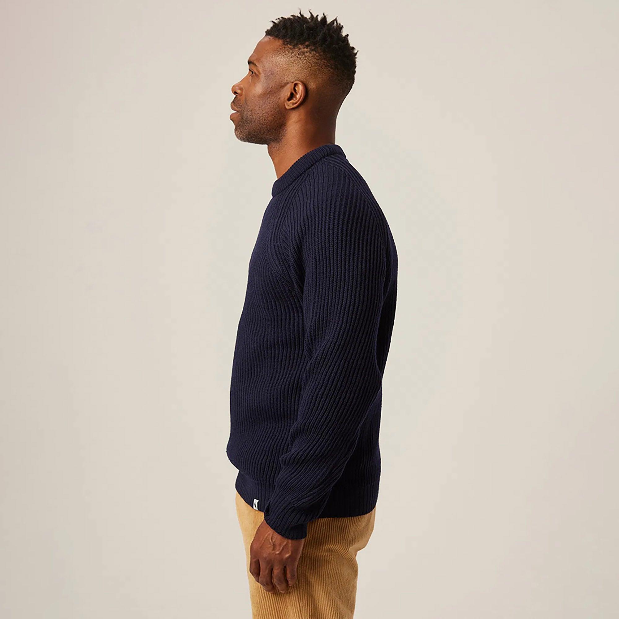 Product image 4 of 7 of Peregrine Men's Ford Made In England Crew Jumper - Navy