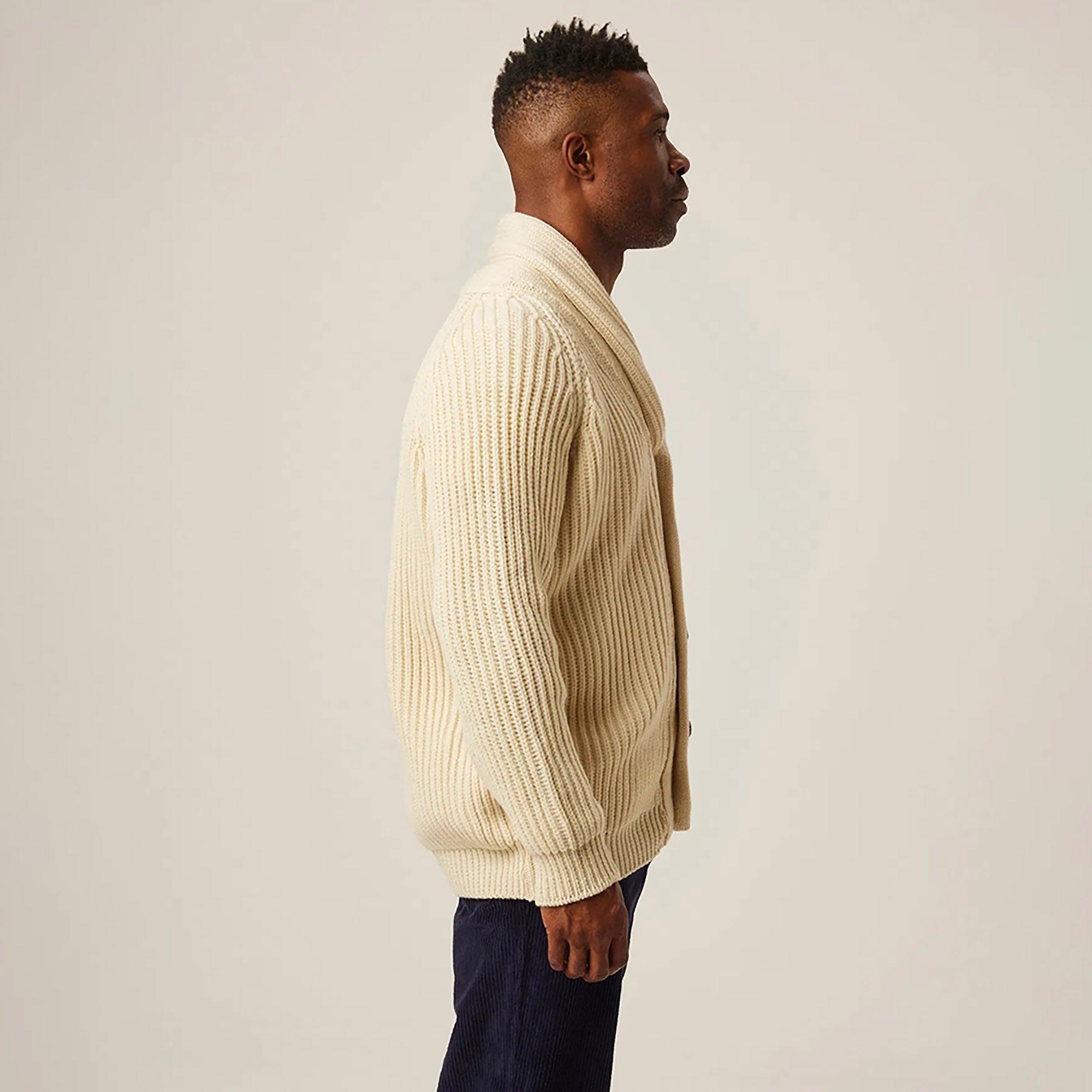 Product image 5 of 7 of Peregrine Men's Wilkinson Made In England Cardigan - Ecru