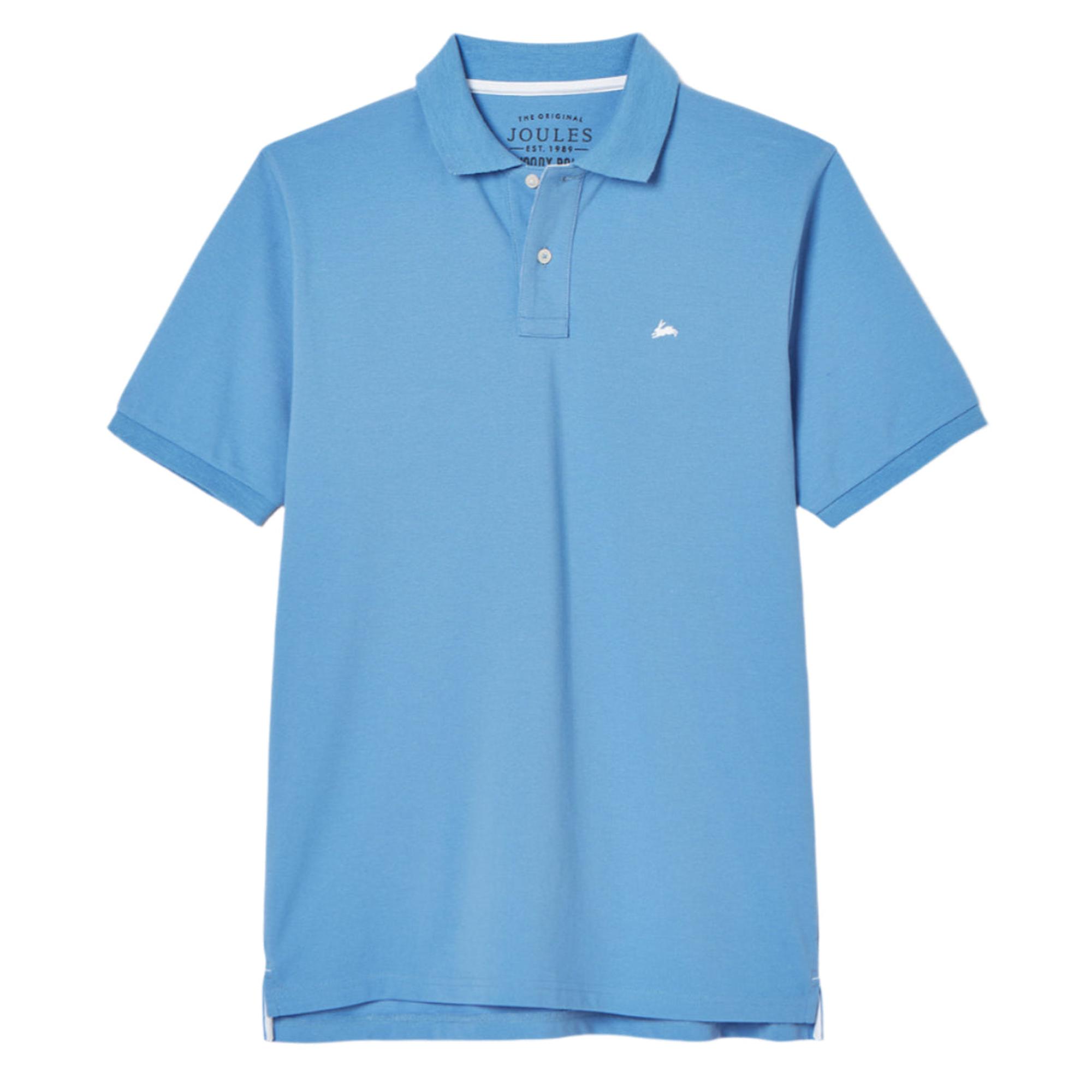 Product image 1 of 5 of Joules Men's Woody Regular Fit Cotton Pique Polo Shirt - Blue
