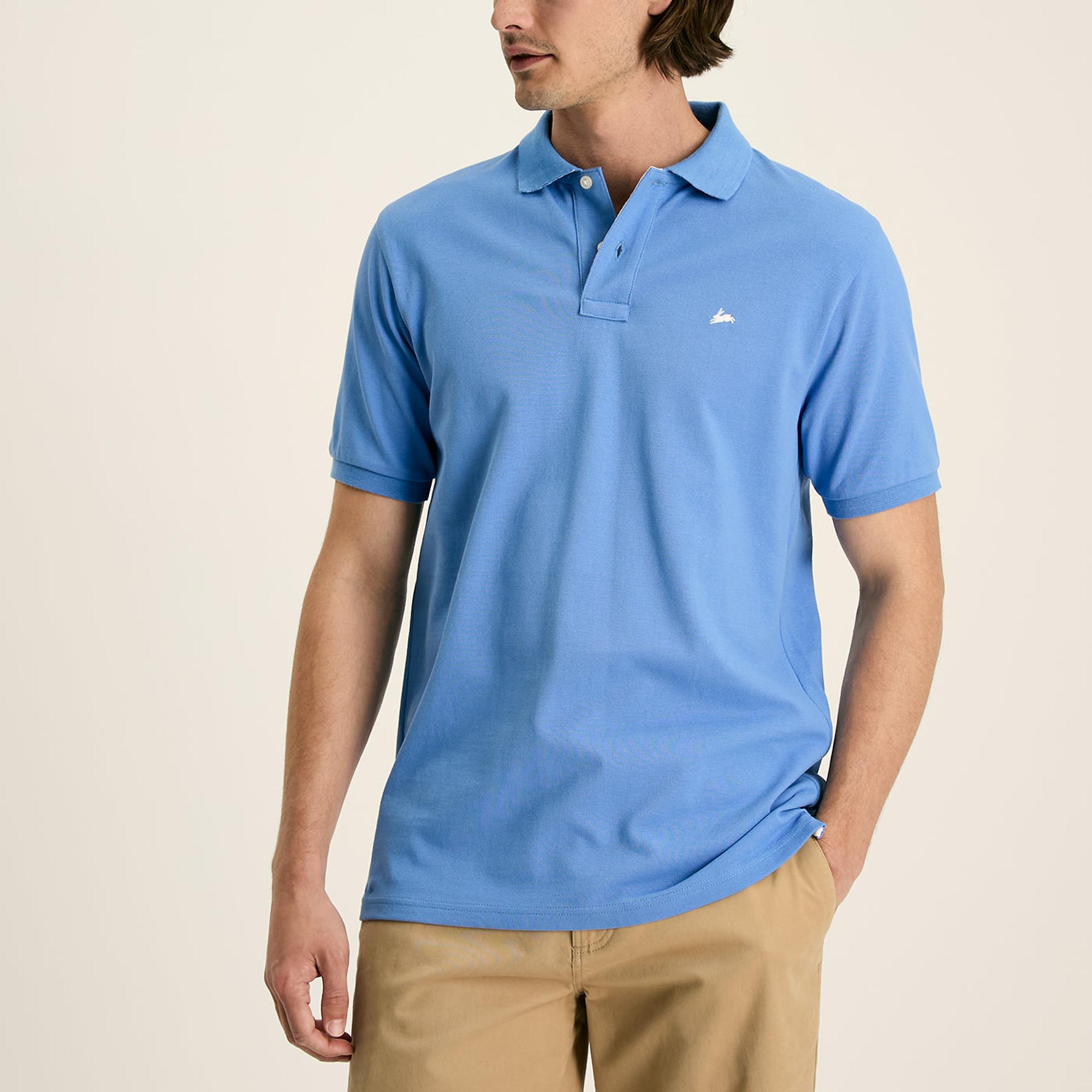 Product image 2 of 5 of Joules Men's Woody Regular Fit Cotton Pique Polo Shirt - Blue