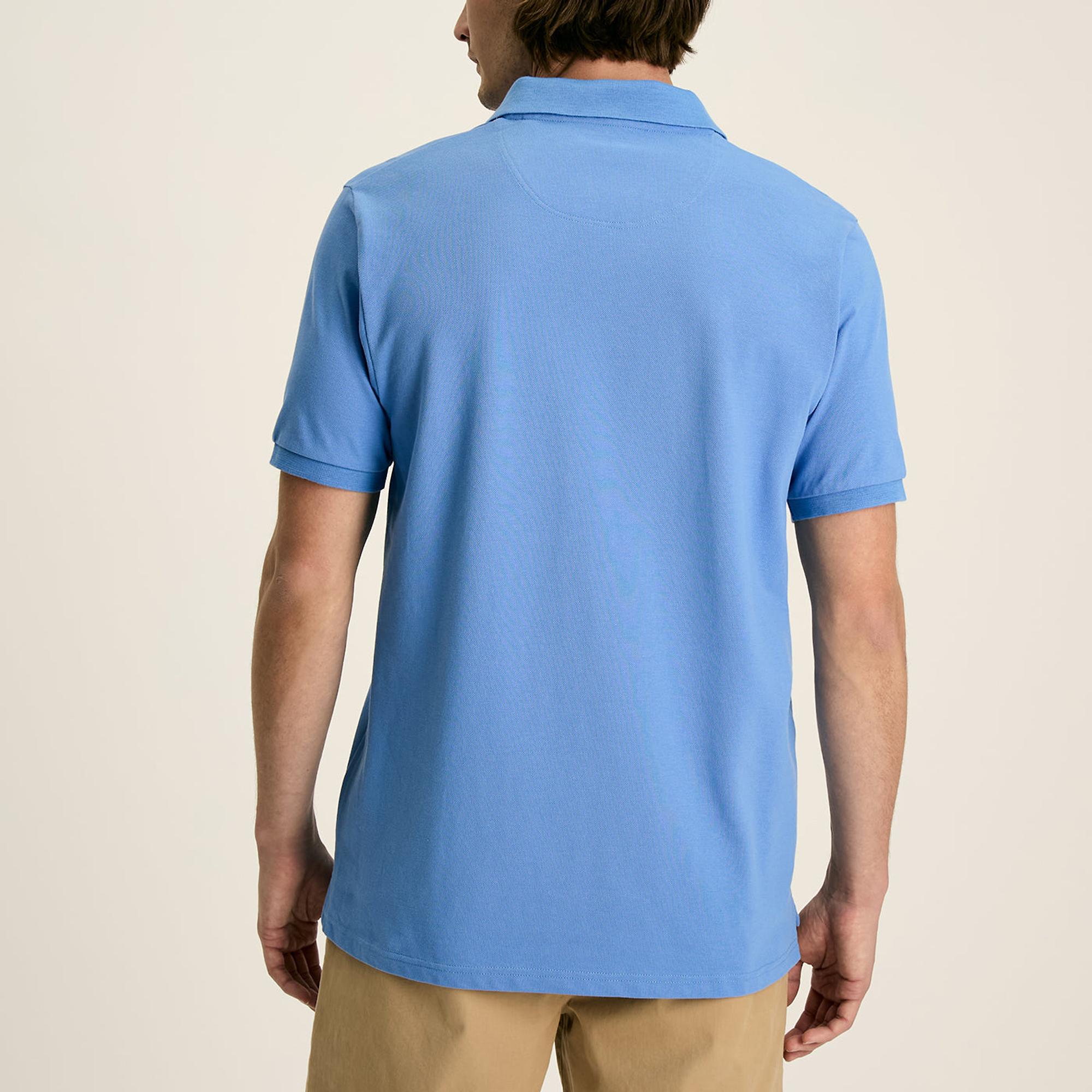 Product image 3 of 5 of Joules Men's Woody Regular Fit Cotton Pique Polo Shirt - Blue