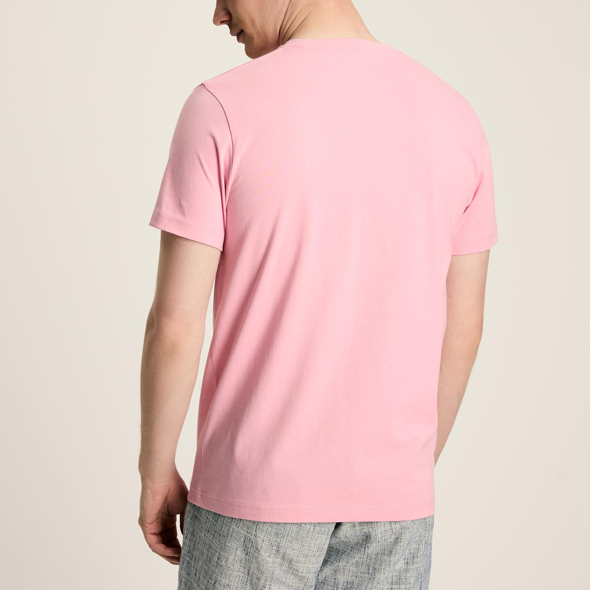 Product image 3 of 5 of Joules Men's Denton Crew Neck T-Shirt - Pink