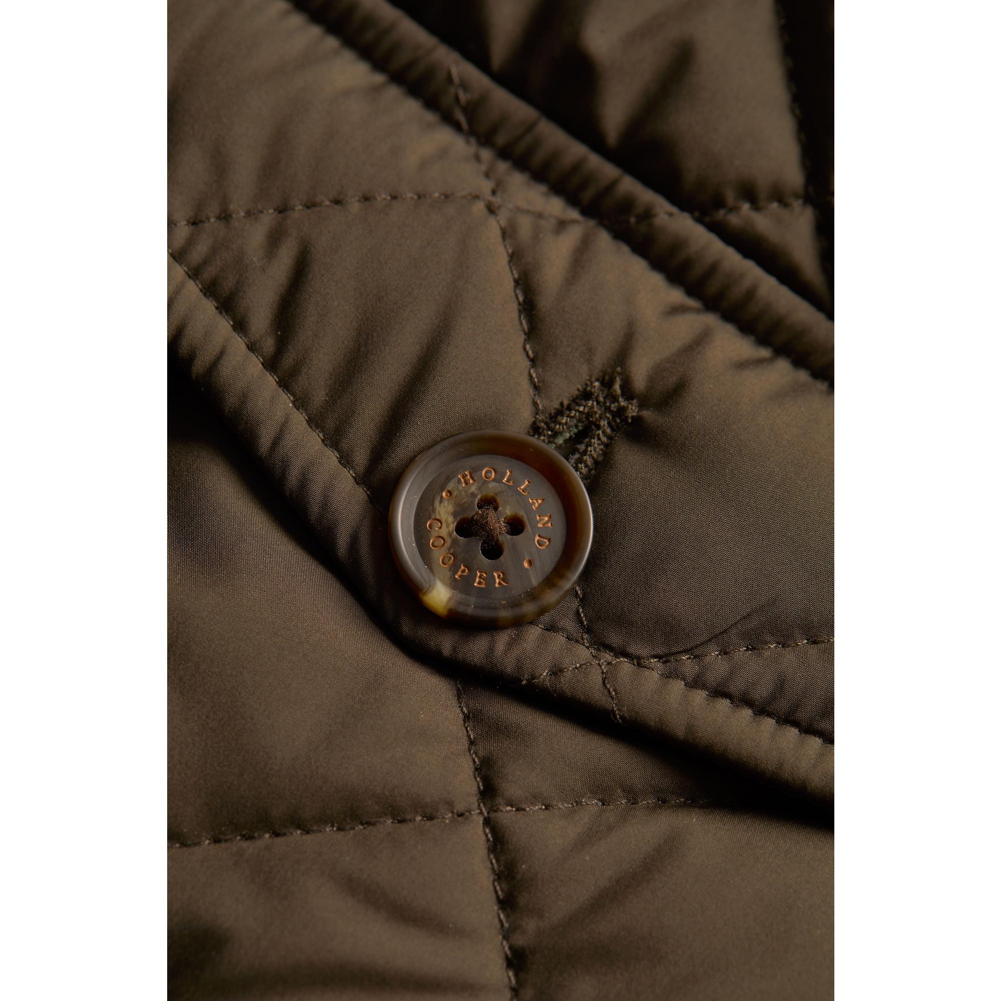 Product image 7 of 9 of Holland Cooper Women's Quilted Coach Jacket - Heritage Khaki