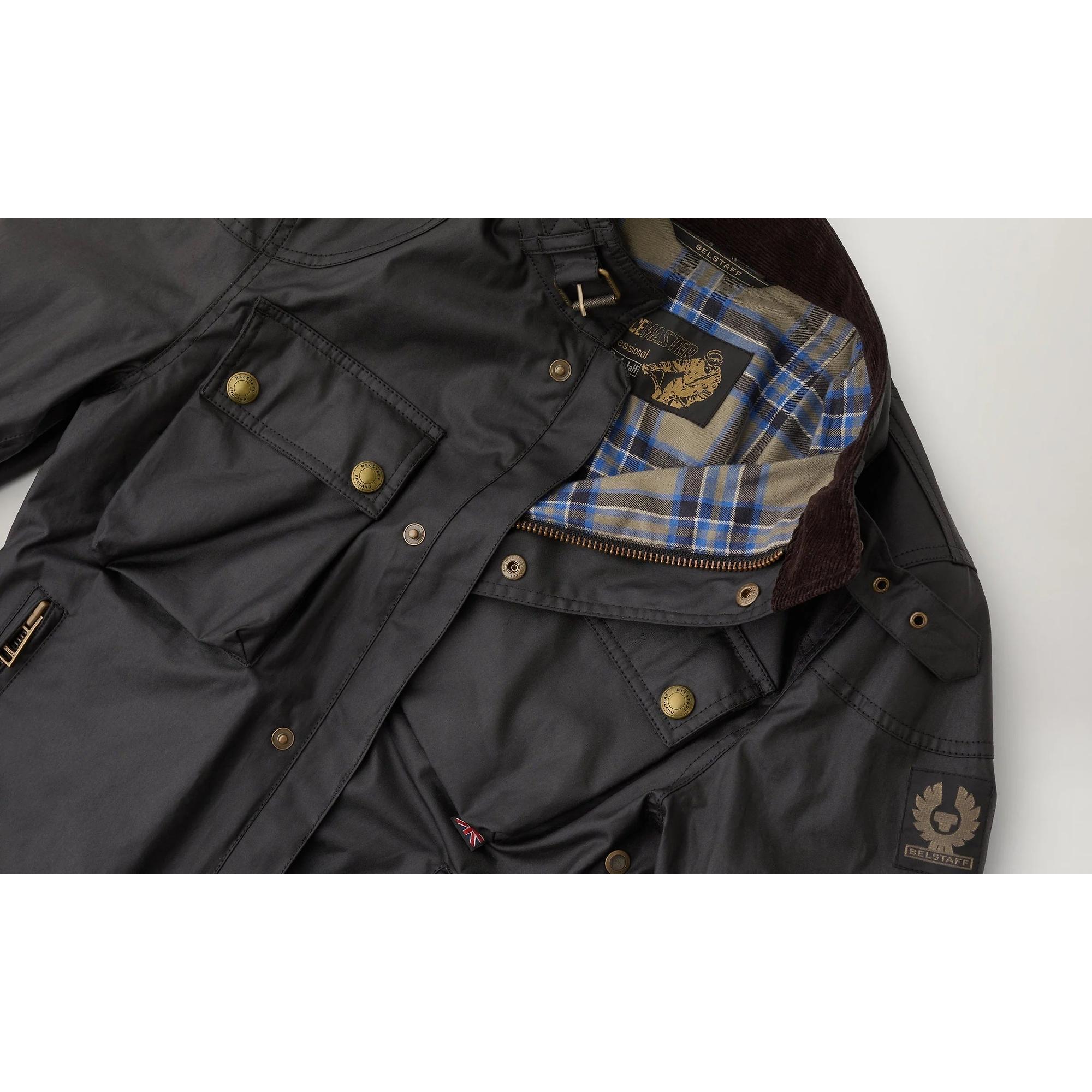 Product image 2 of 3 of Belstaff Men's Waxed Cotton Racemaster Jacket - Black