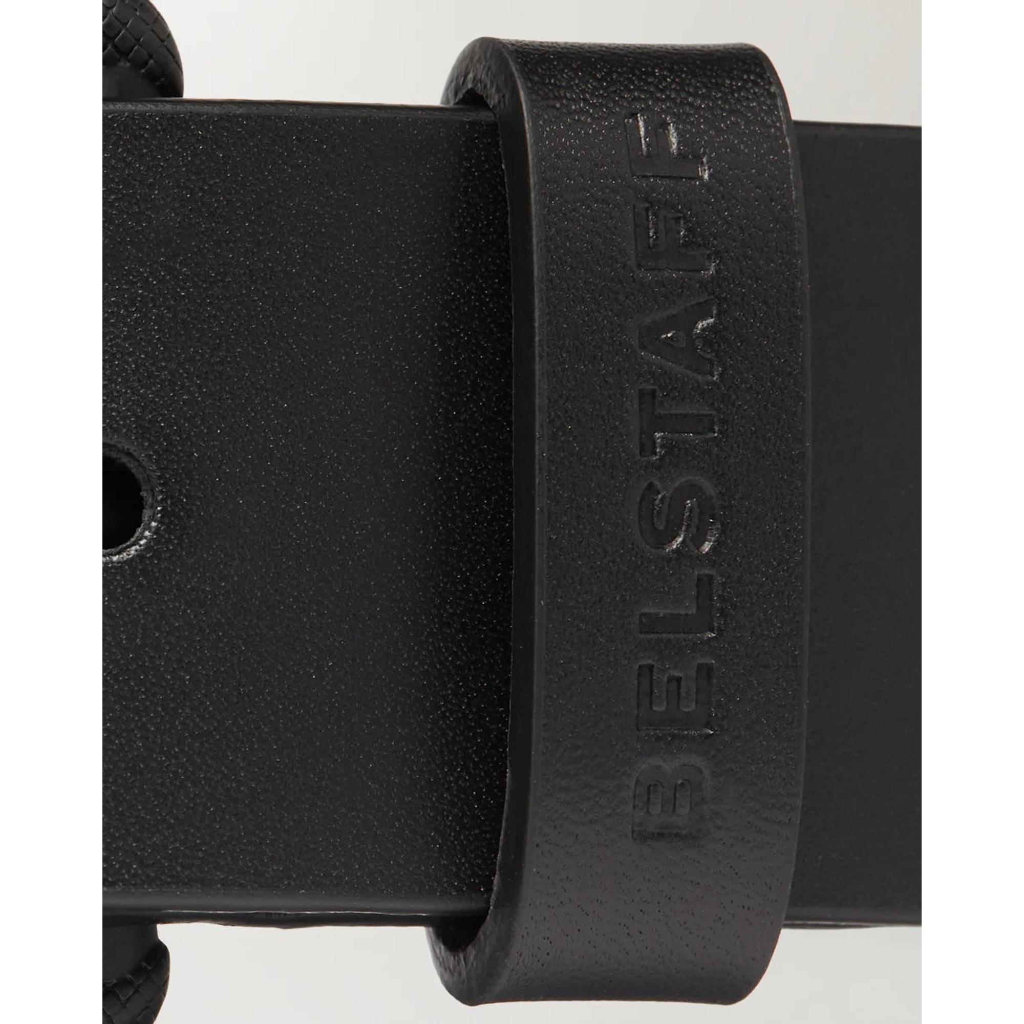 Product image 5 of 5 of Belstaff Men's Calf Leather Roller Buckle Belt - Black