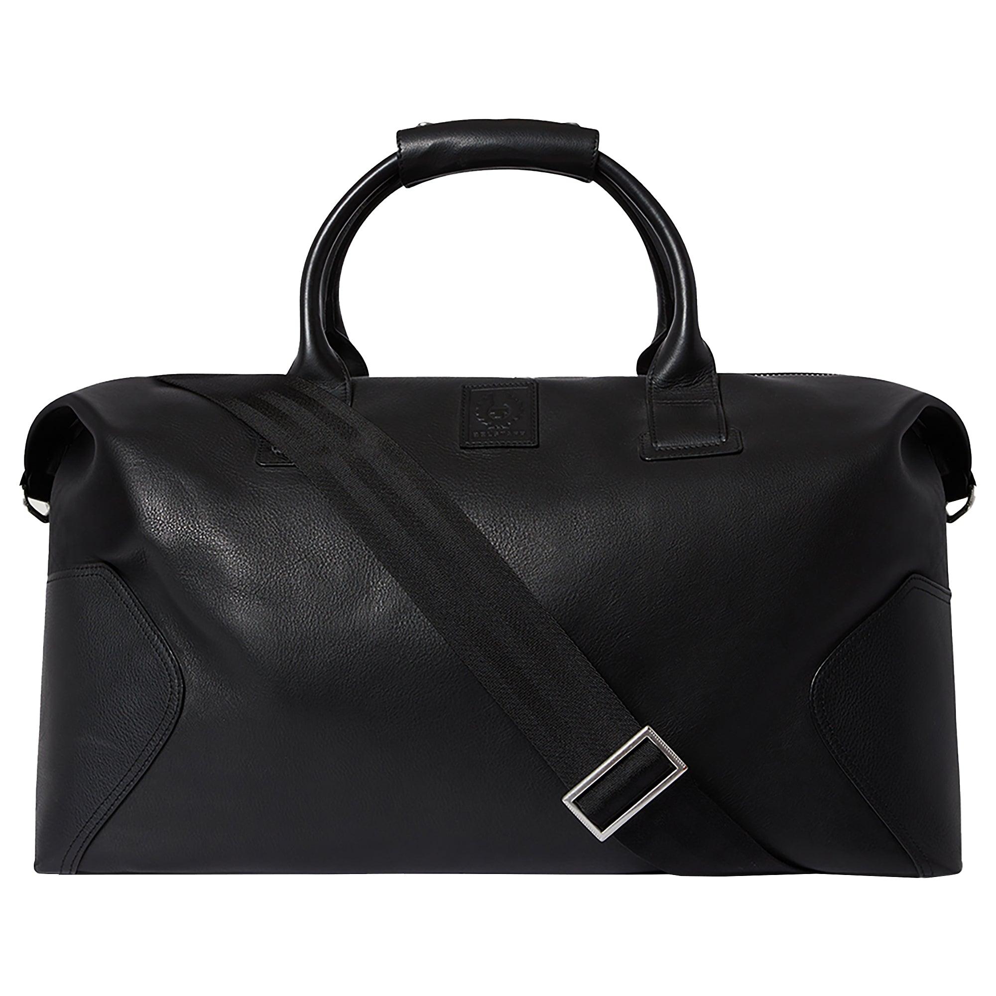 Product image 1 of 5 of Belstaff Ronson Grained Leather Weekender Bag - Black