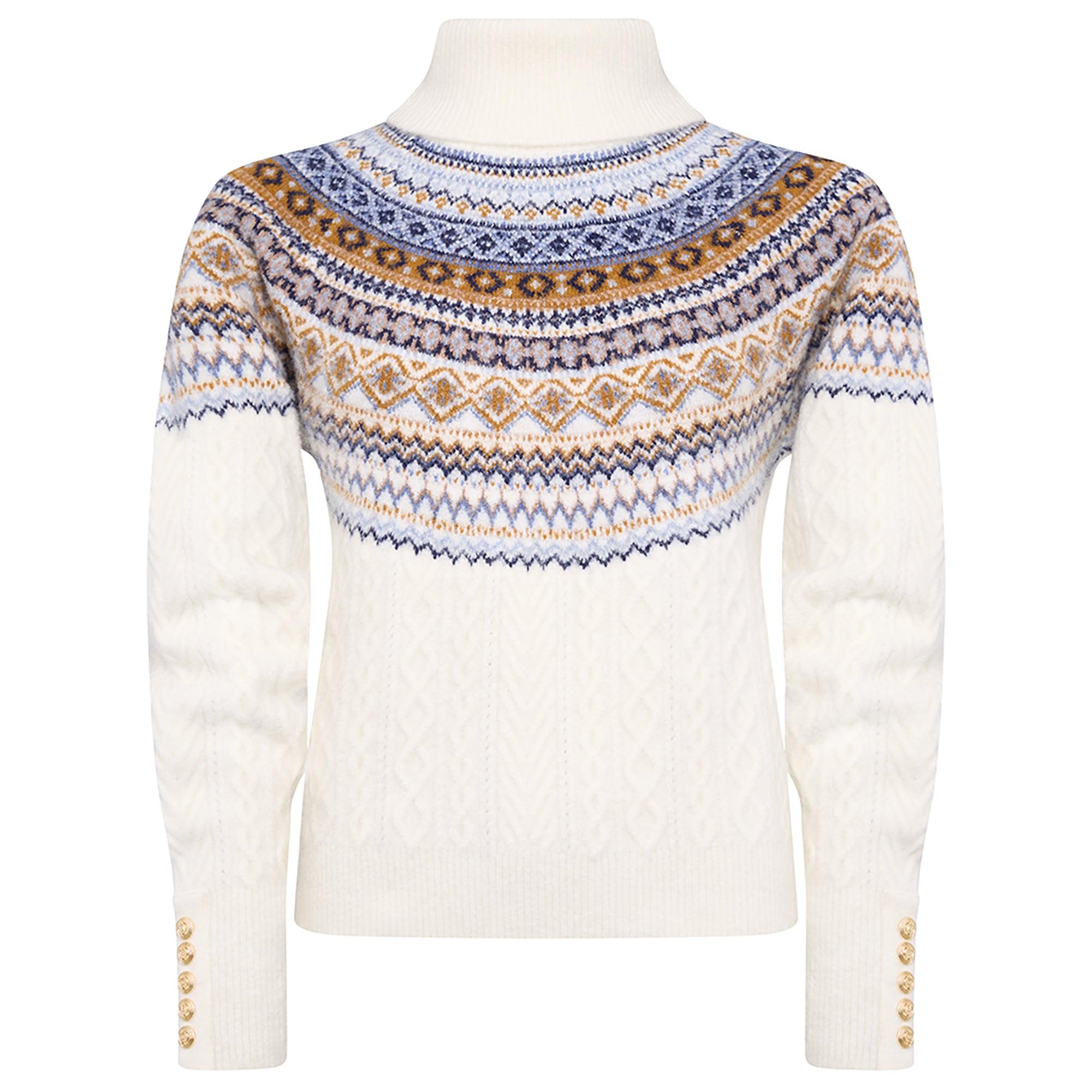 Product image 1 of 8 of Holland Cooper Women's Rebecca Roll Neck Knit - Natural
