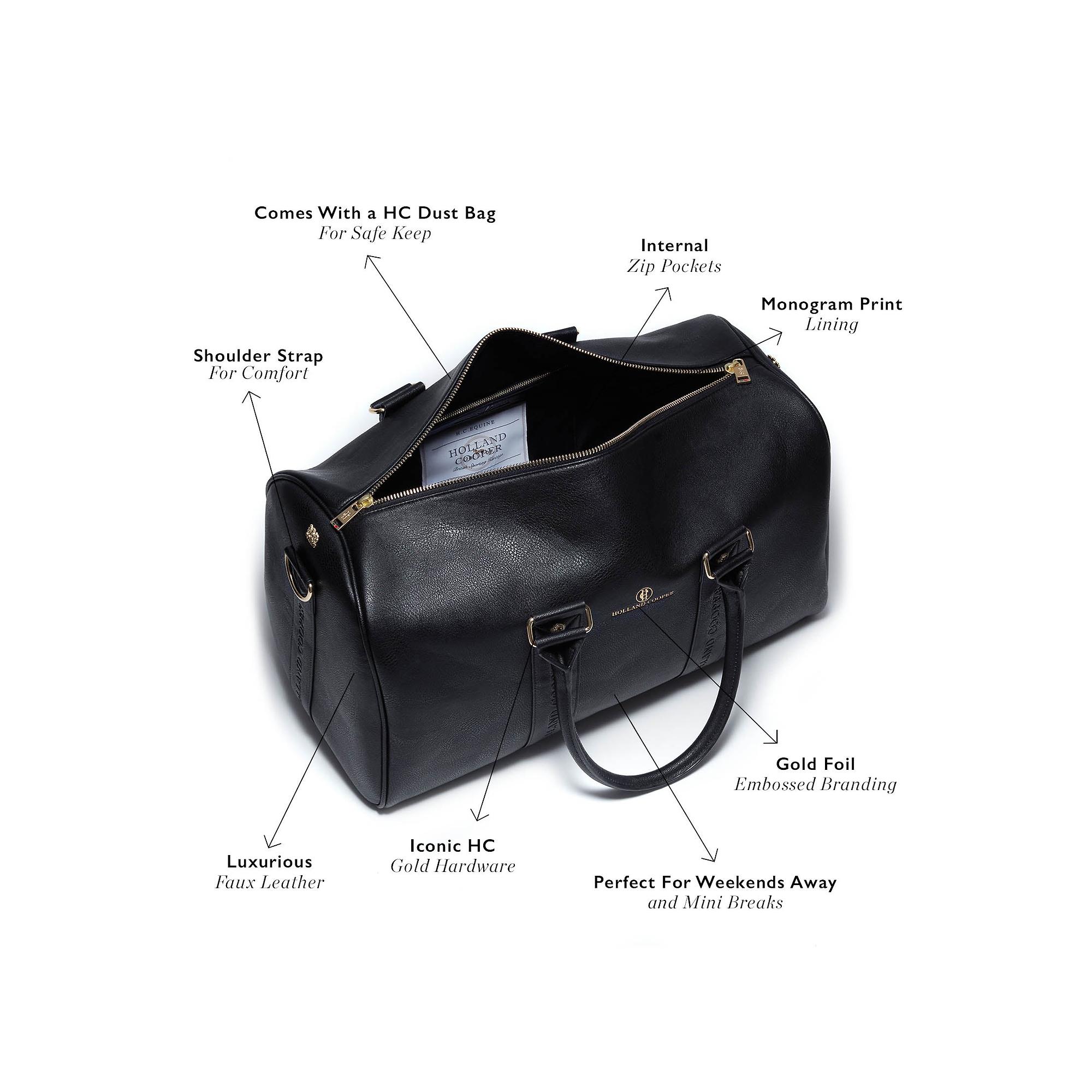 Product image 4 of 9 of Holland Cooper Women's Regency Holdall - Black
