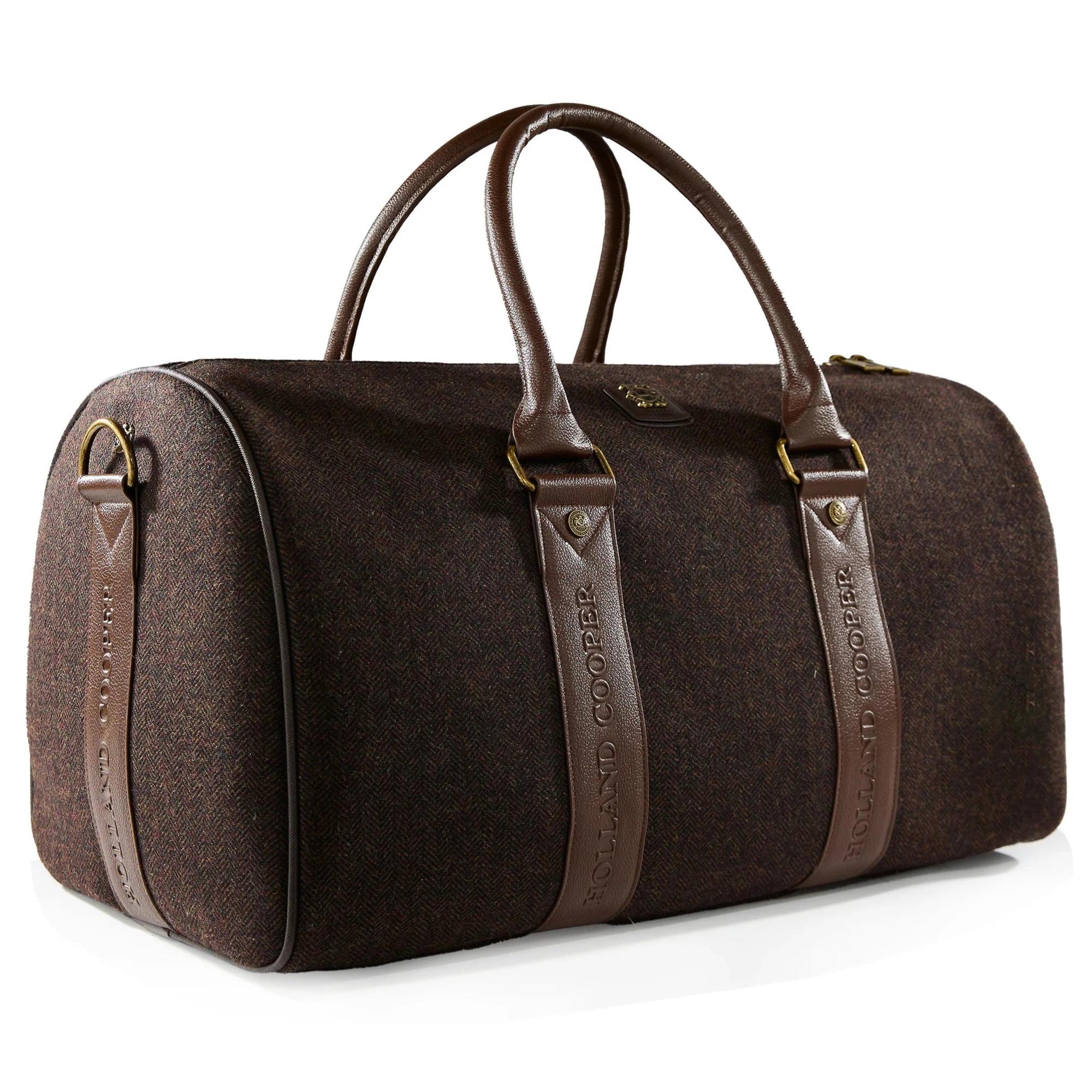 Product image 2 of 9 of Holland Cooper Regency Holdall - Brown Herringbone