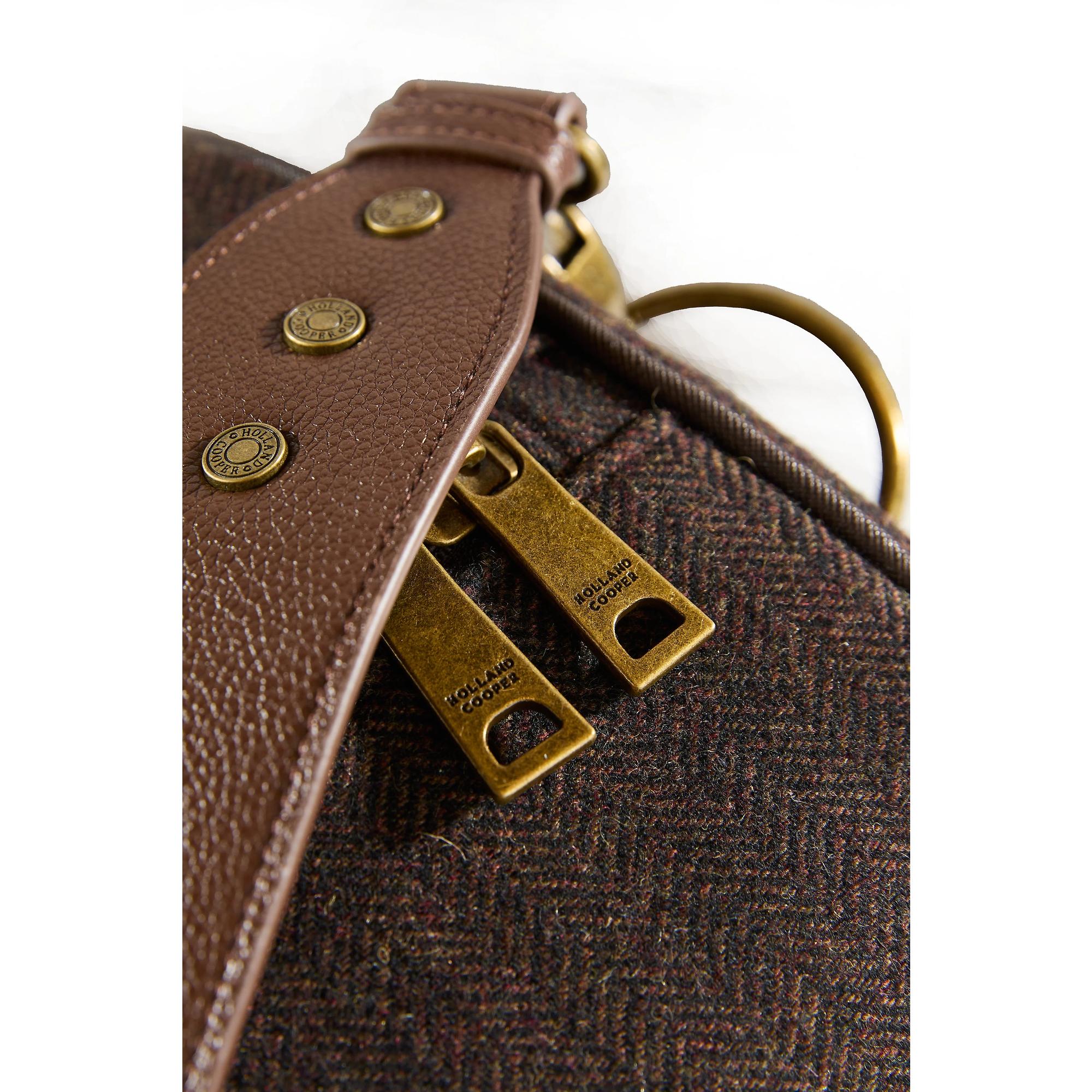 Product image 6 of 9 of Holland Cooper Regency Holdall - Brown Herringbone