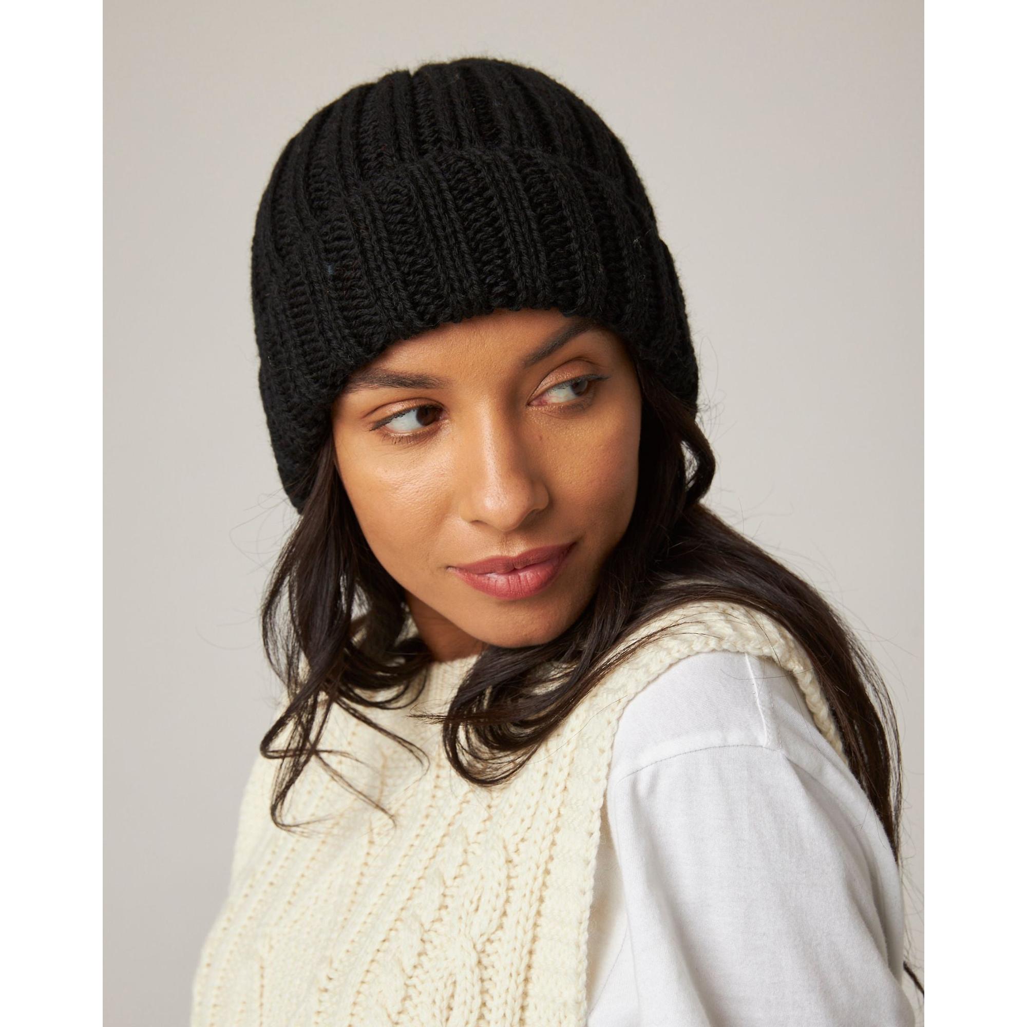 Product image 2 of 5 of Peregrine Milliner Ribbed Beanie - Black