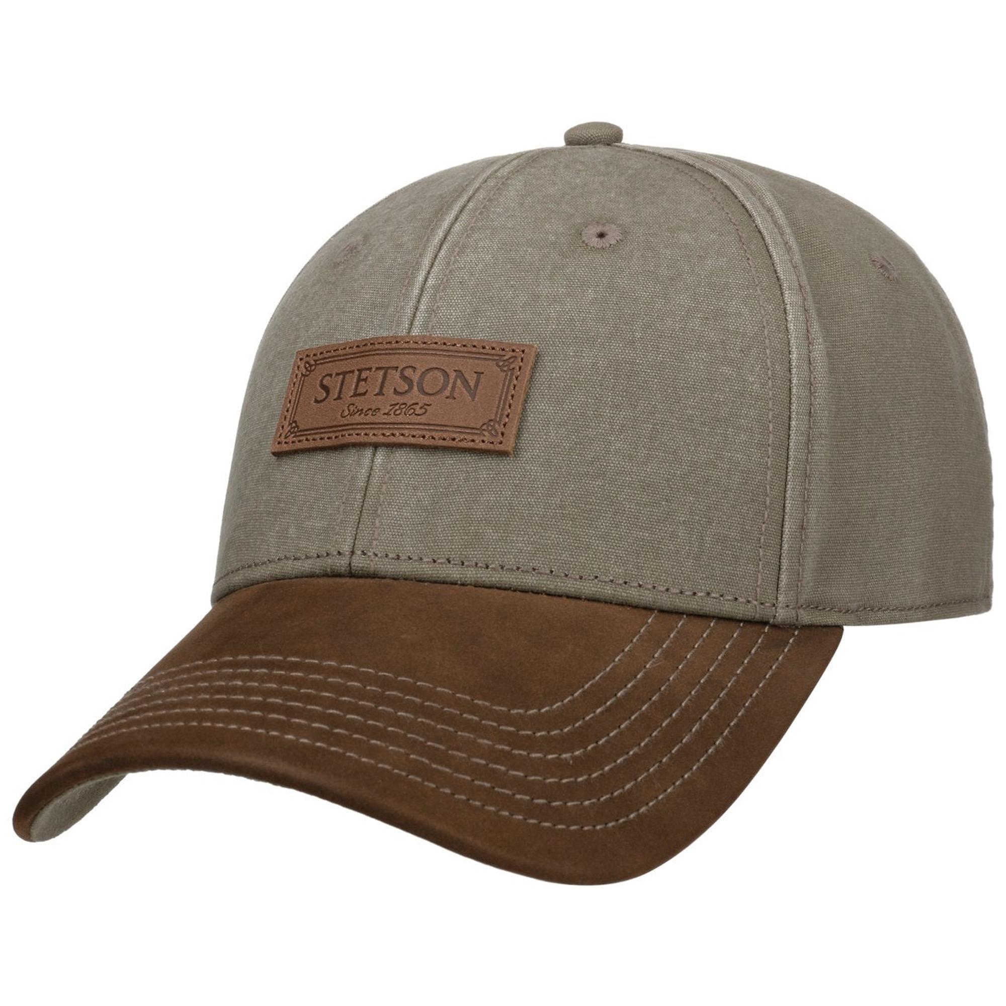 Product image 1 of 5 of Stetson Cotton Rustic Baseball Cap with UV Protection - Olive