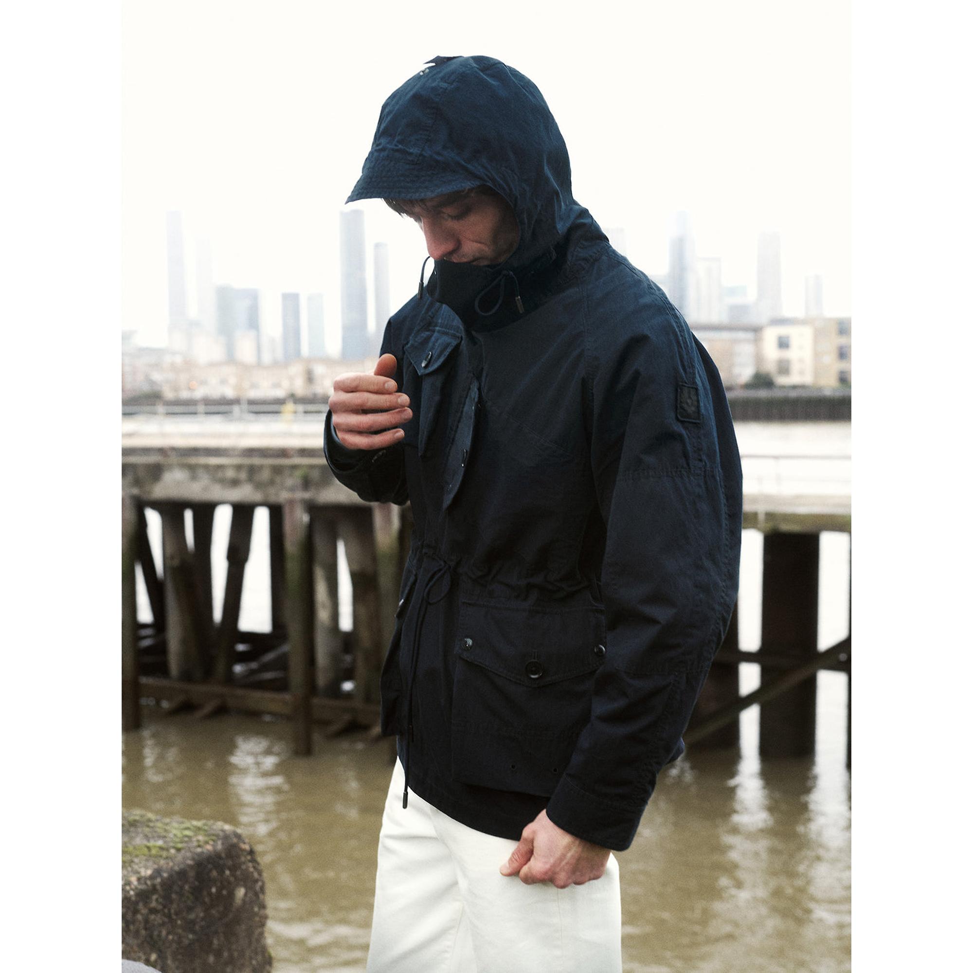 Product image 2 of 9 of Belstaff Men's Military Poplin Deck Smock Jacket - Dark Ink