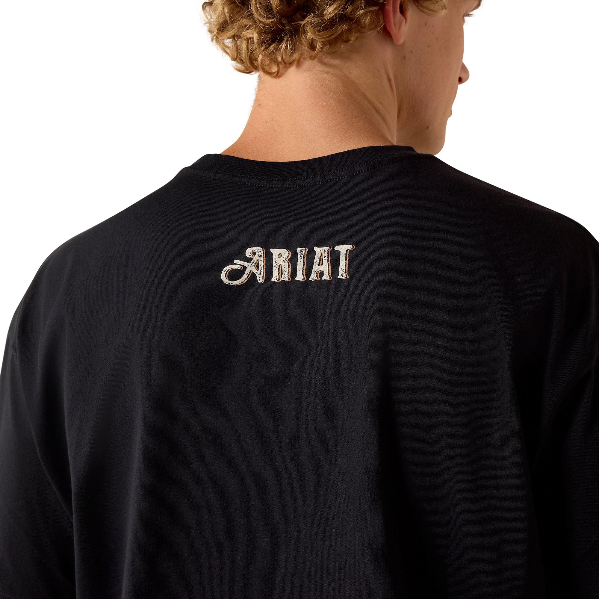 Product image 5 of 5 of Ariat Men's Wild Life Boxy T-Shirt - Washed Black