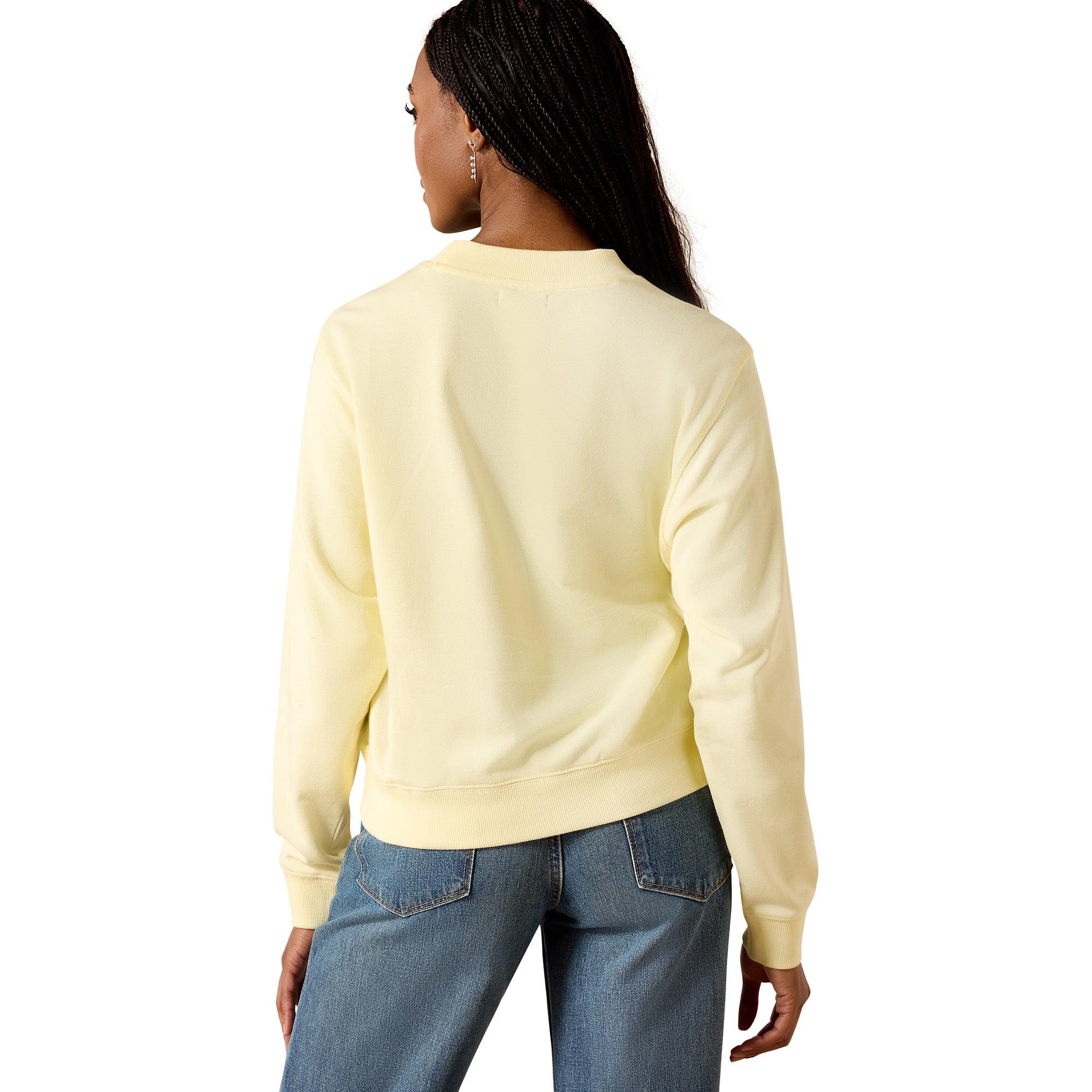 Product image 3 of 7 of Ariat Women's Essential Crew Sweatshirt - Pear Sorbet