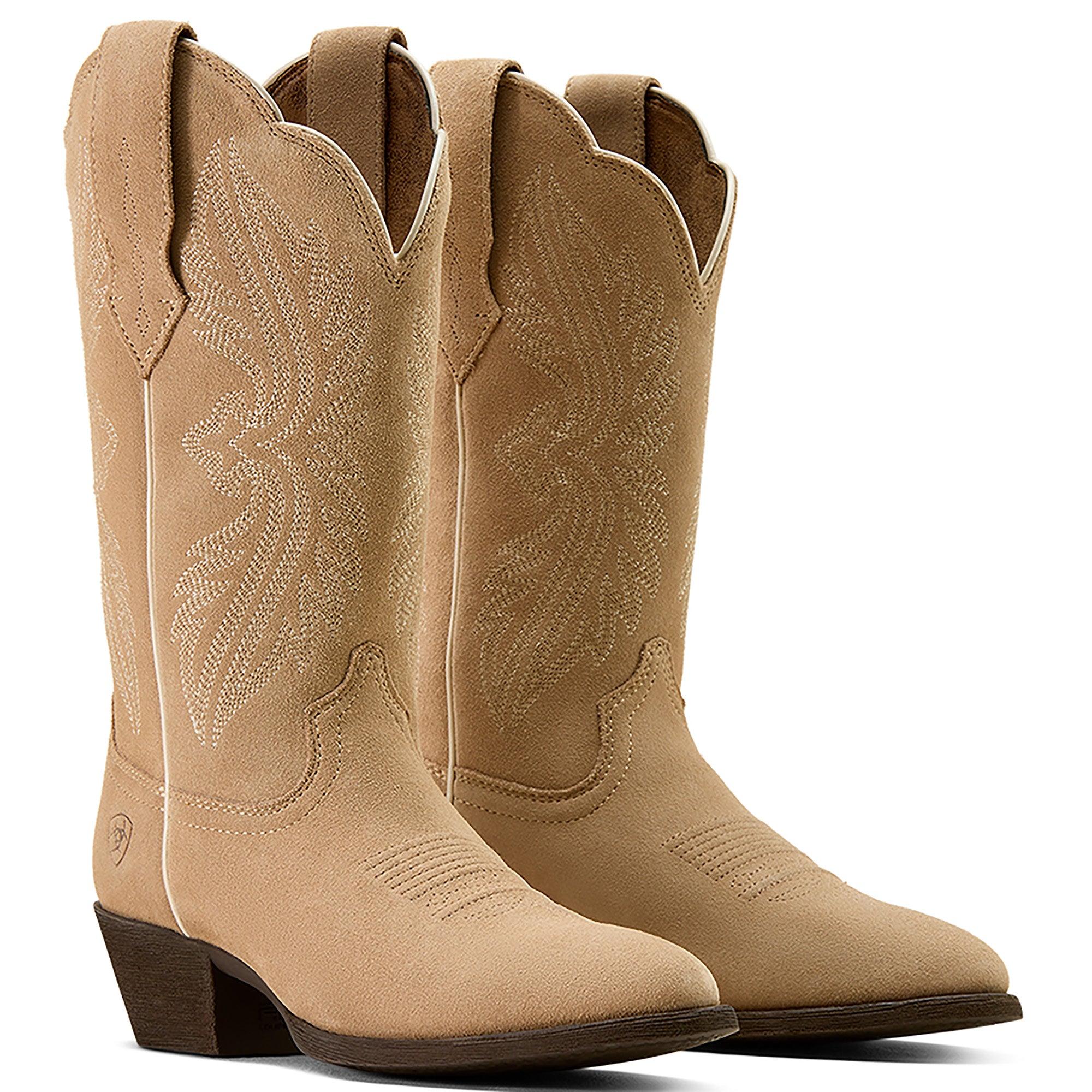 Product image 1 of 9 of Ariat Women's Heritage StretchFit R Toe Western Boots - Truly Taupe