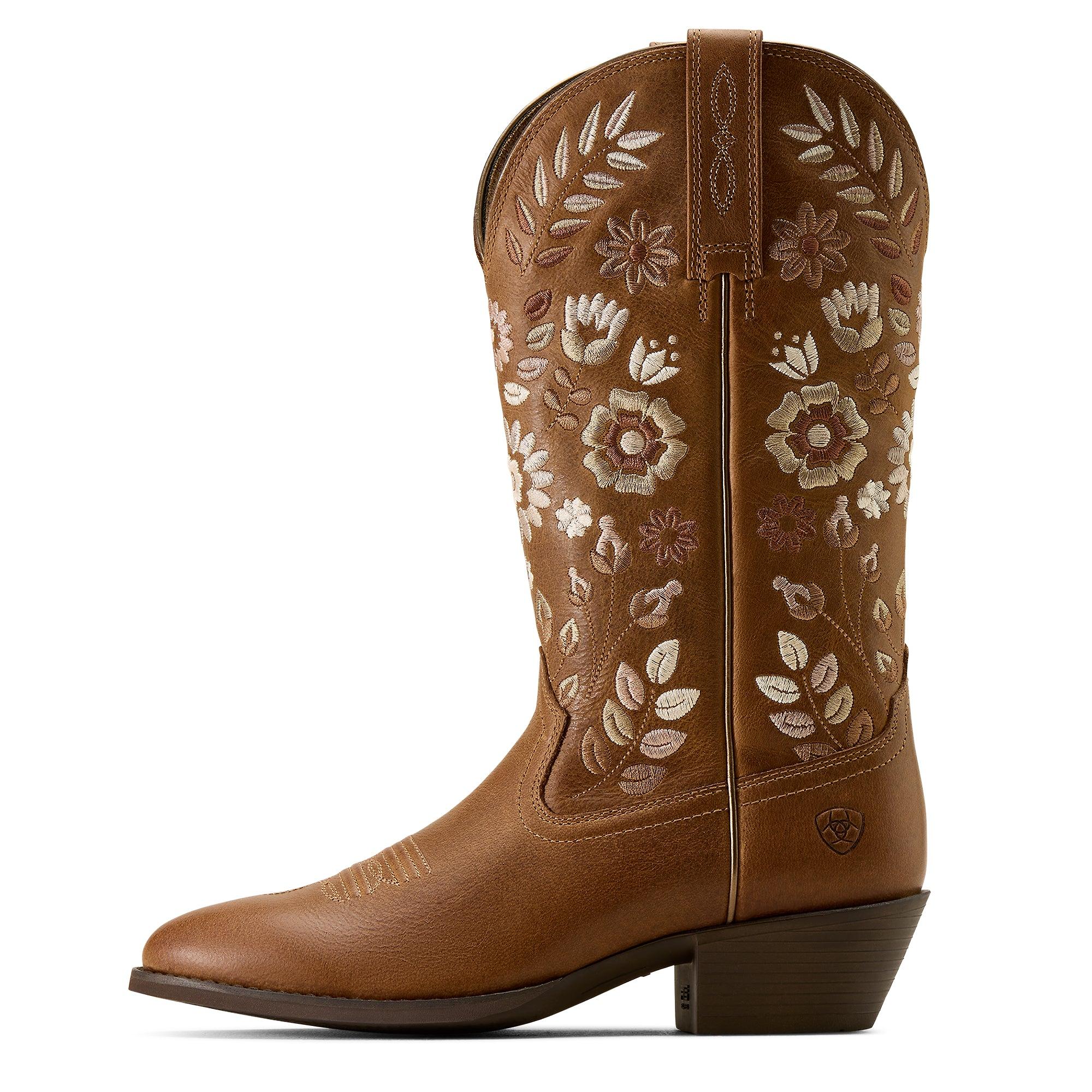 Product image 6 of 8 of Ariat Women's Heritage Meadow R Toe Western Boots - Toasty Tan
