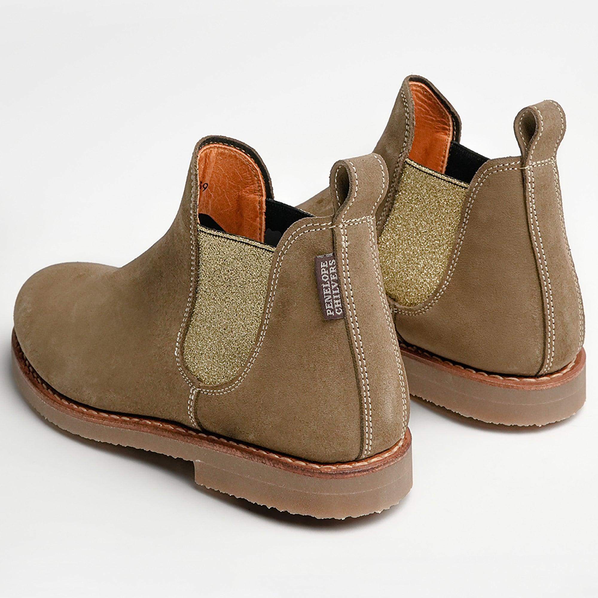 Product image 3 of 7 of Penelope Chilvers Women's Safari Suede Boots - Truffle/Gold