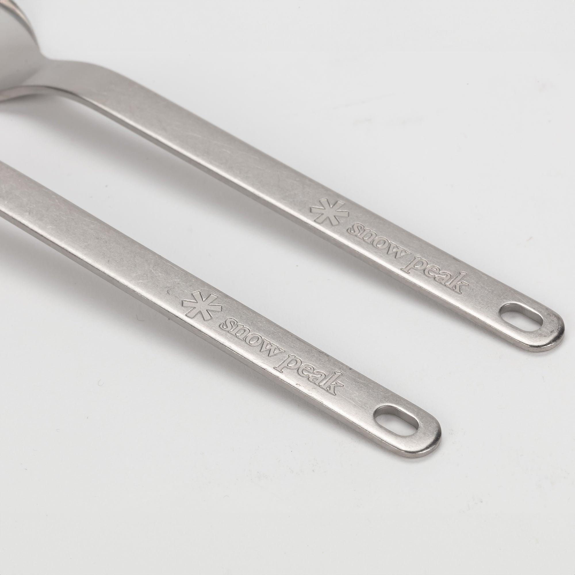 Product image 5 of 13 of Snow Peak Titanium Fork & Spoon Set