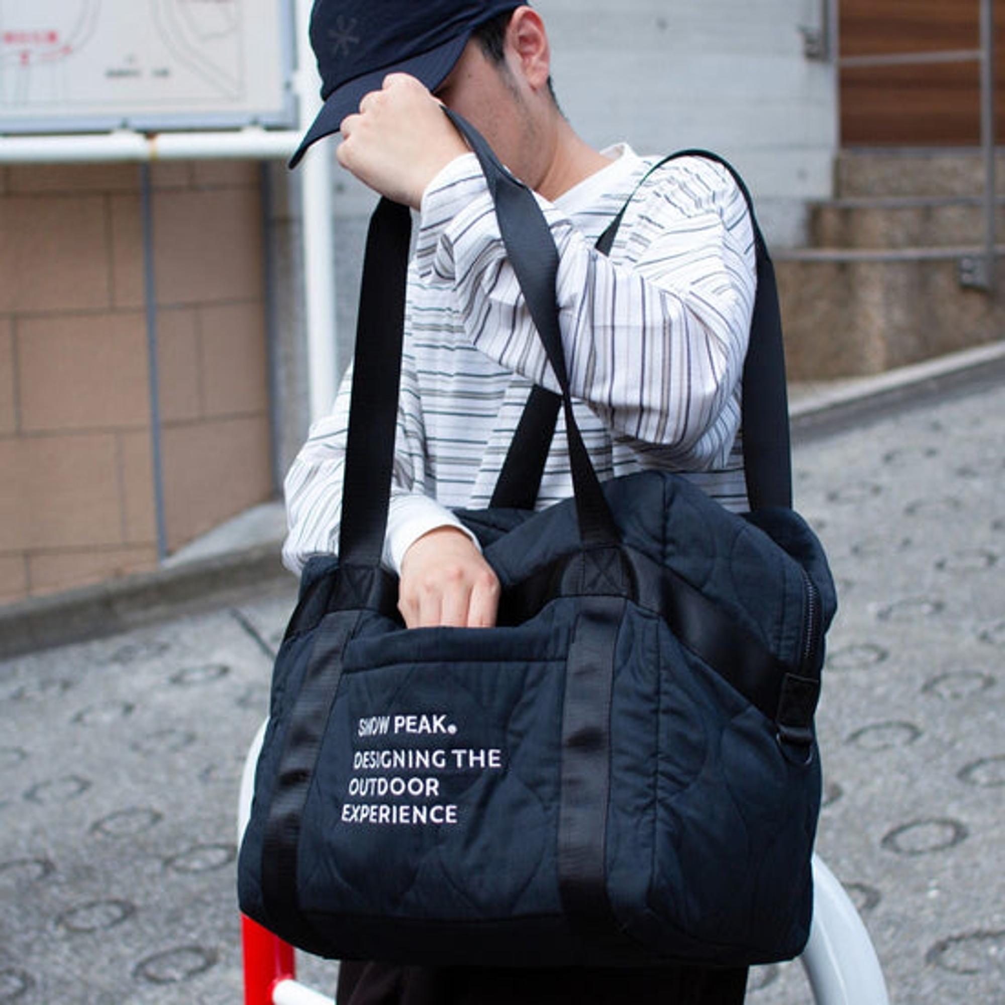 Product image 6 of 7 of Snow Peak Quilted Ripstop Duffle - Black