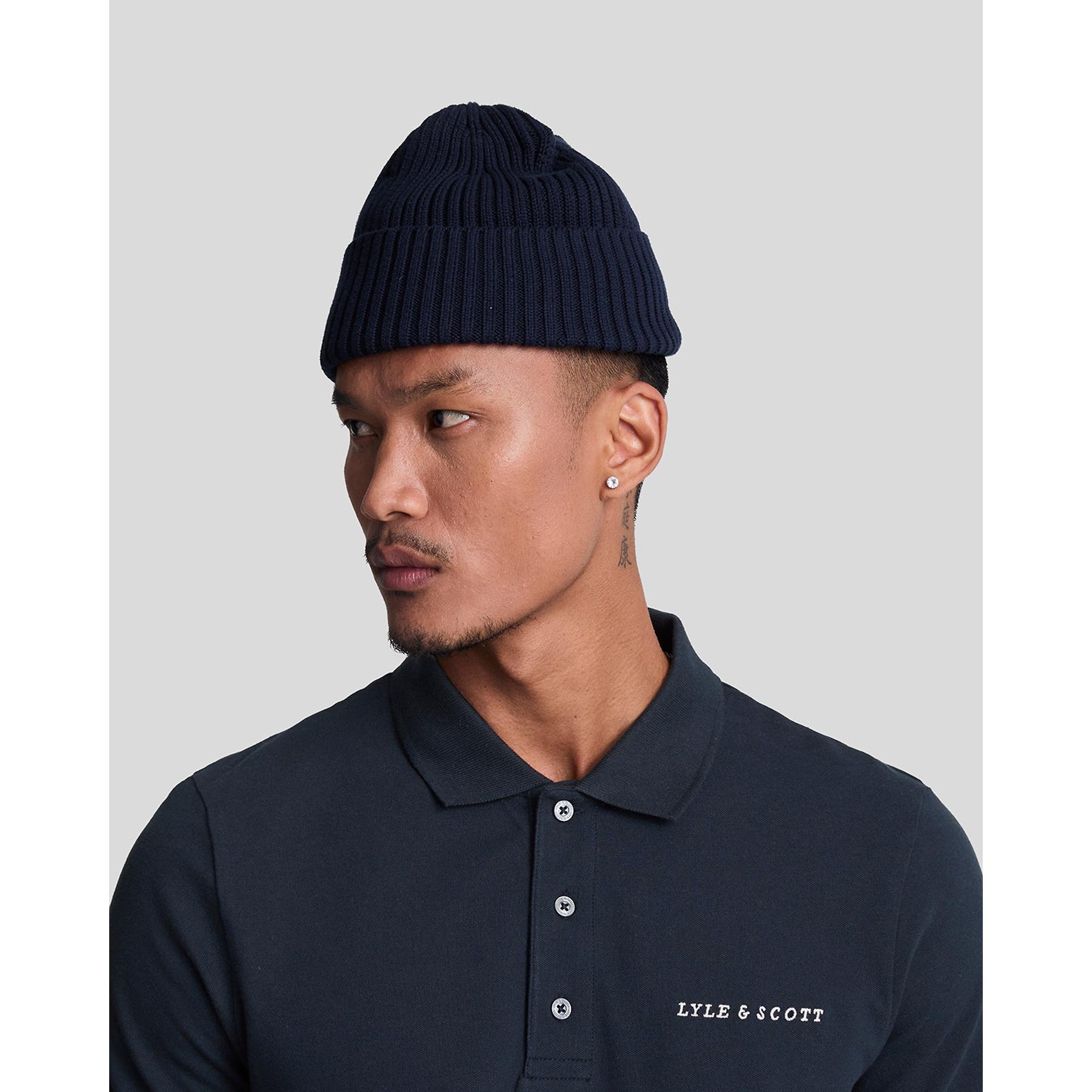 Product image 4 of 5 of Lyle & Scott Men's Embroidered Polo Shirt - Dark Navy/ Cove