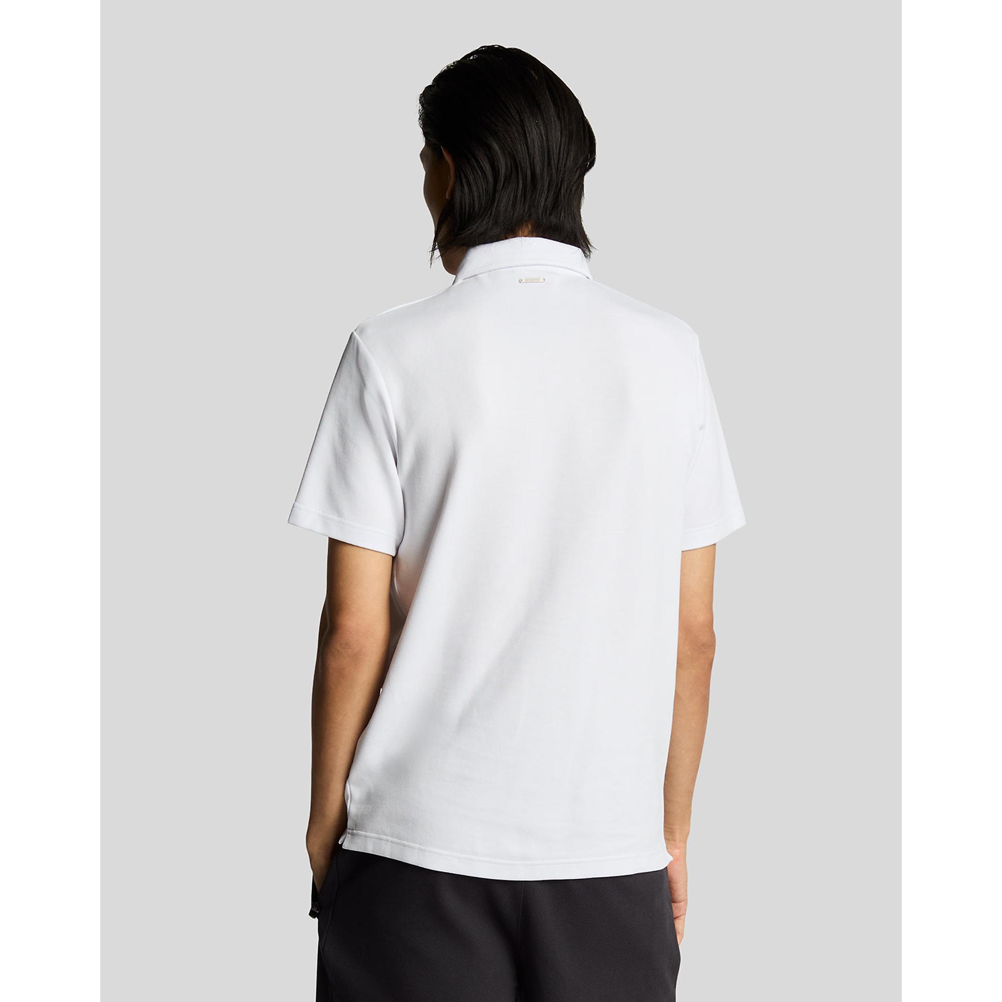 Product image 4 of 5 of Lyle & Scott Men's Twill Texture Polo Shirt - White