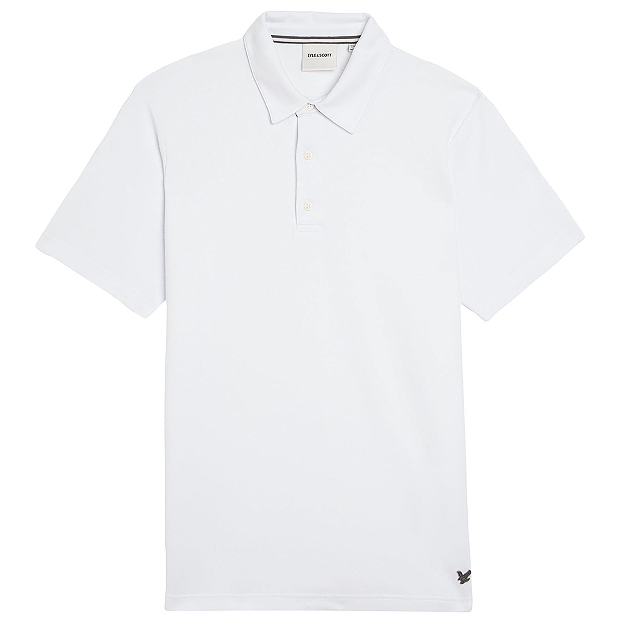 Product image 1 of 5 of Lyle & Scott Men's Twill Texture Polo Shirt - White