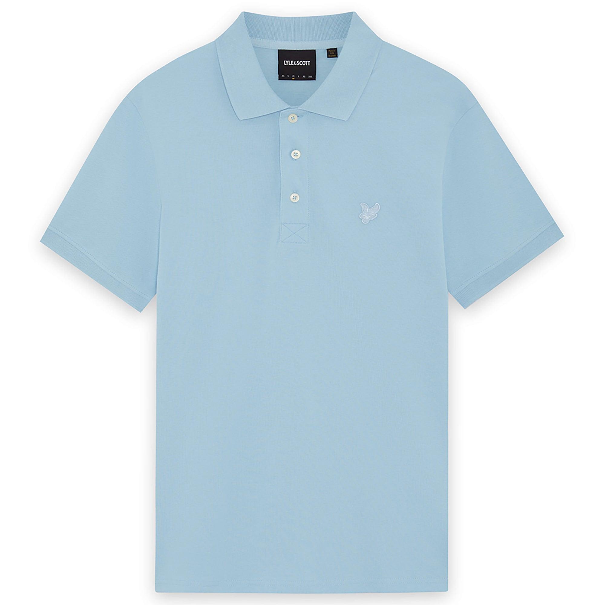 Product image 1 of 6 of Lyle & Scott Men's Superfine Polo Shirt - Airy Blue