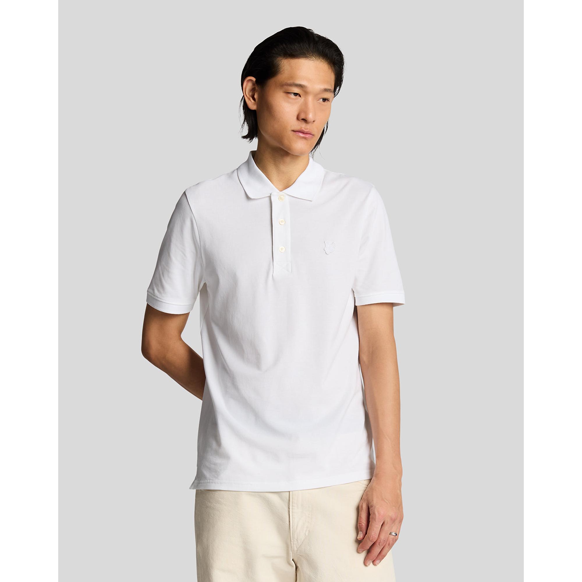 Product image 2 of 5 of Lyle & Scott Men's Superfine Polo Shirt - White
