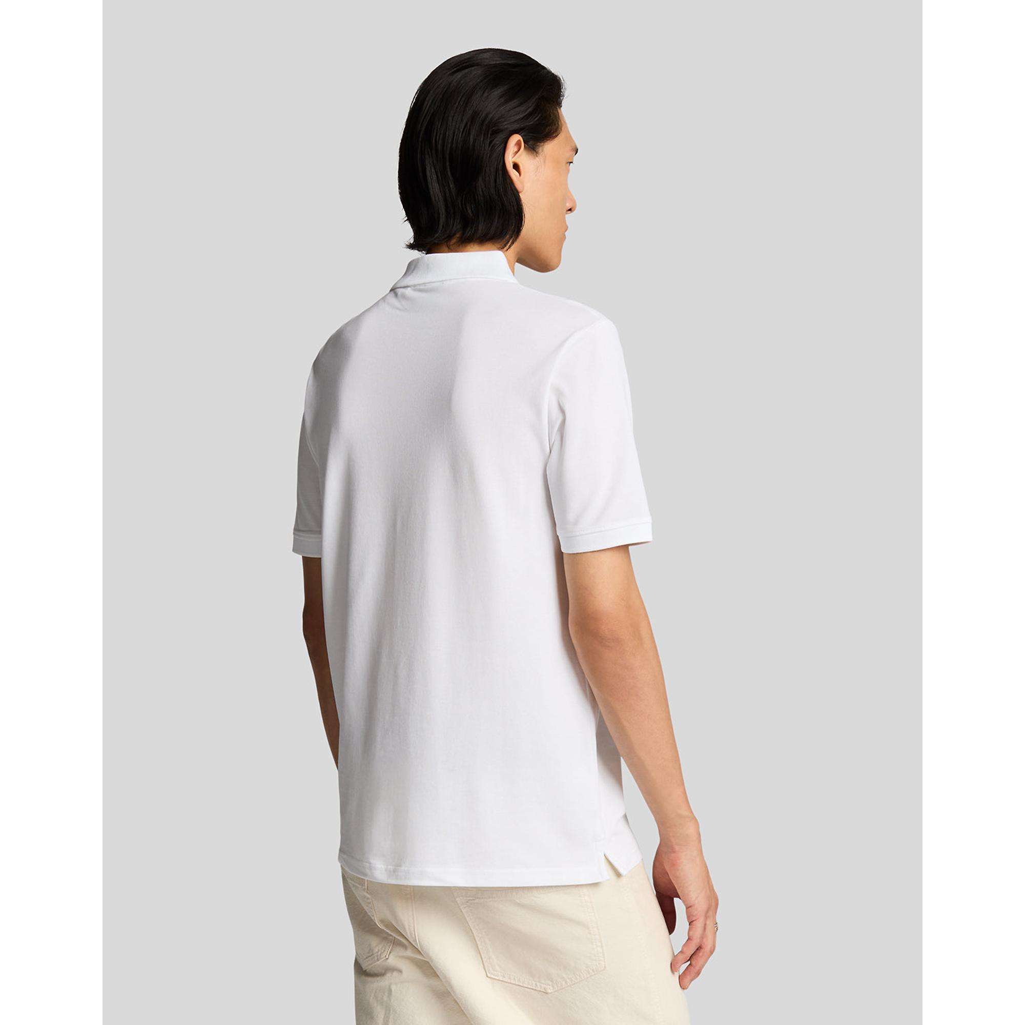 Product image 4 of 5 of Lyle & Scott Men's Superfine Polo Shirt - White