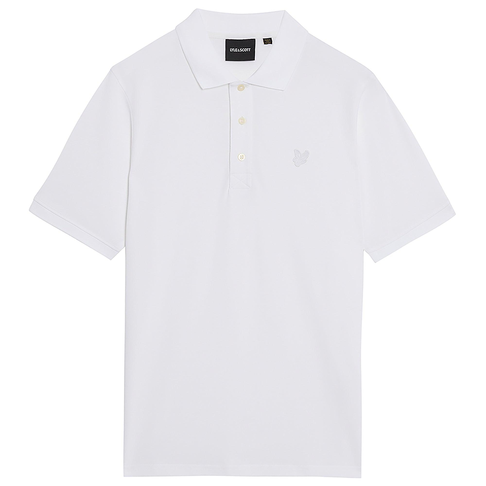 Product image 1 of 5 of Lyle & Scott Men's Superfine Polo Shirt - White